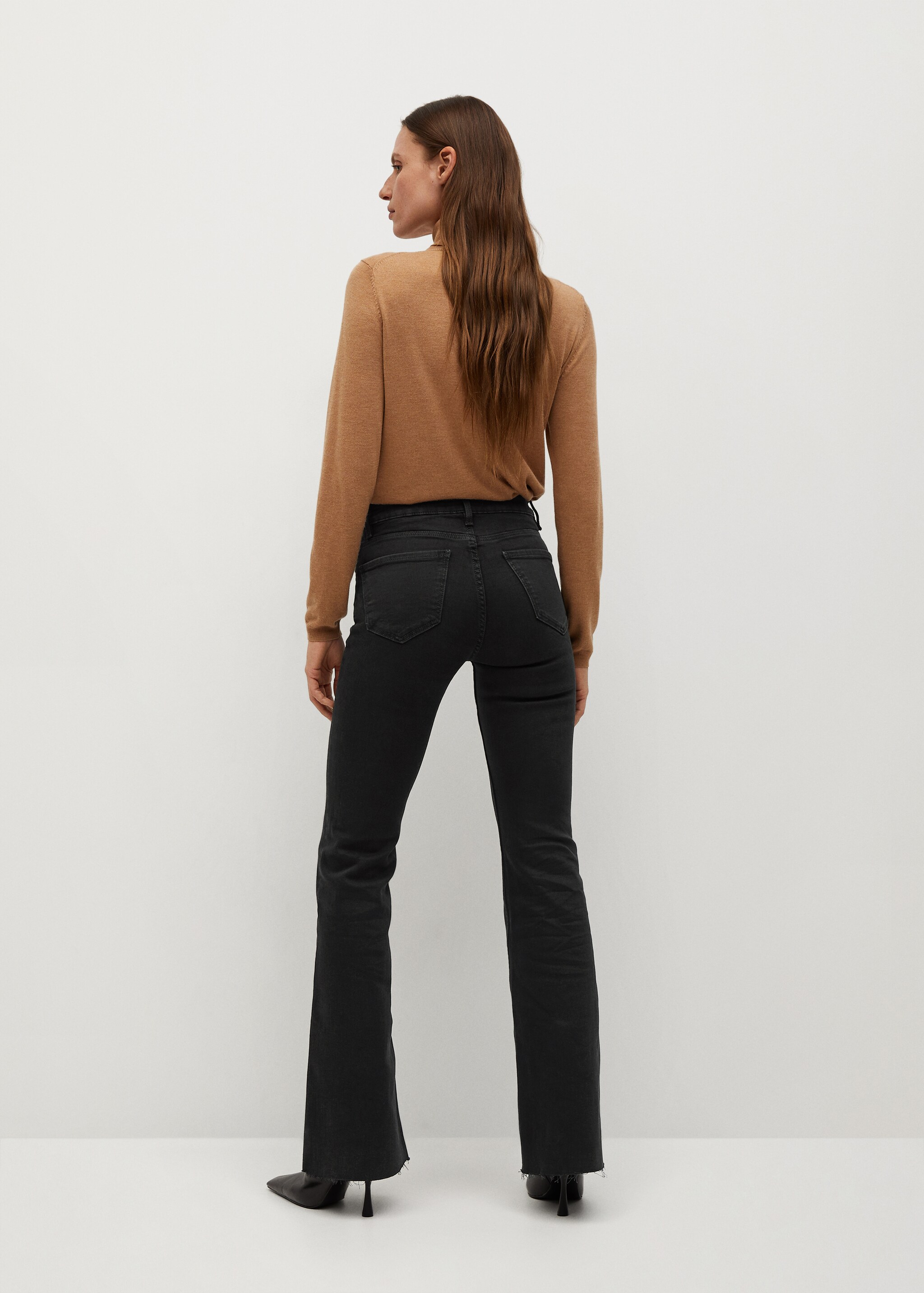 Jeans Flare tiro medio - Reverso del artículo
