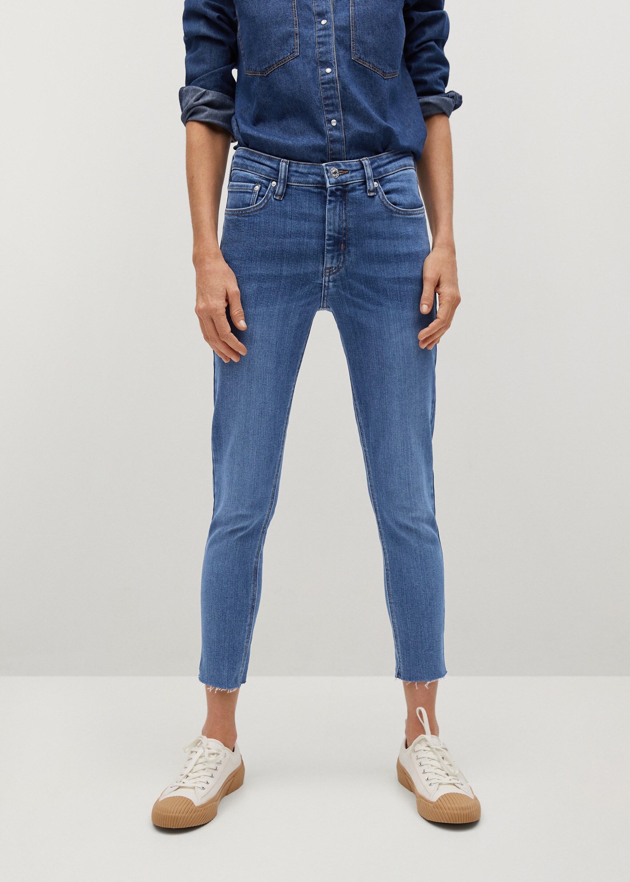 Crop skinny Isa jeans - Medium plane