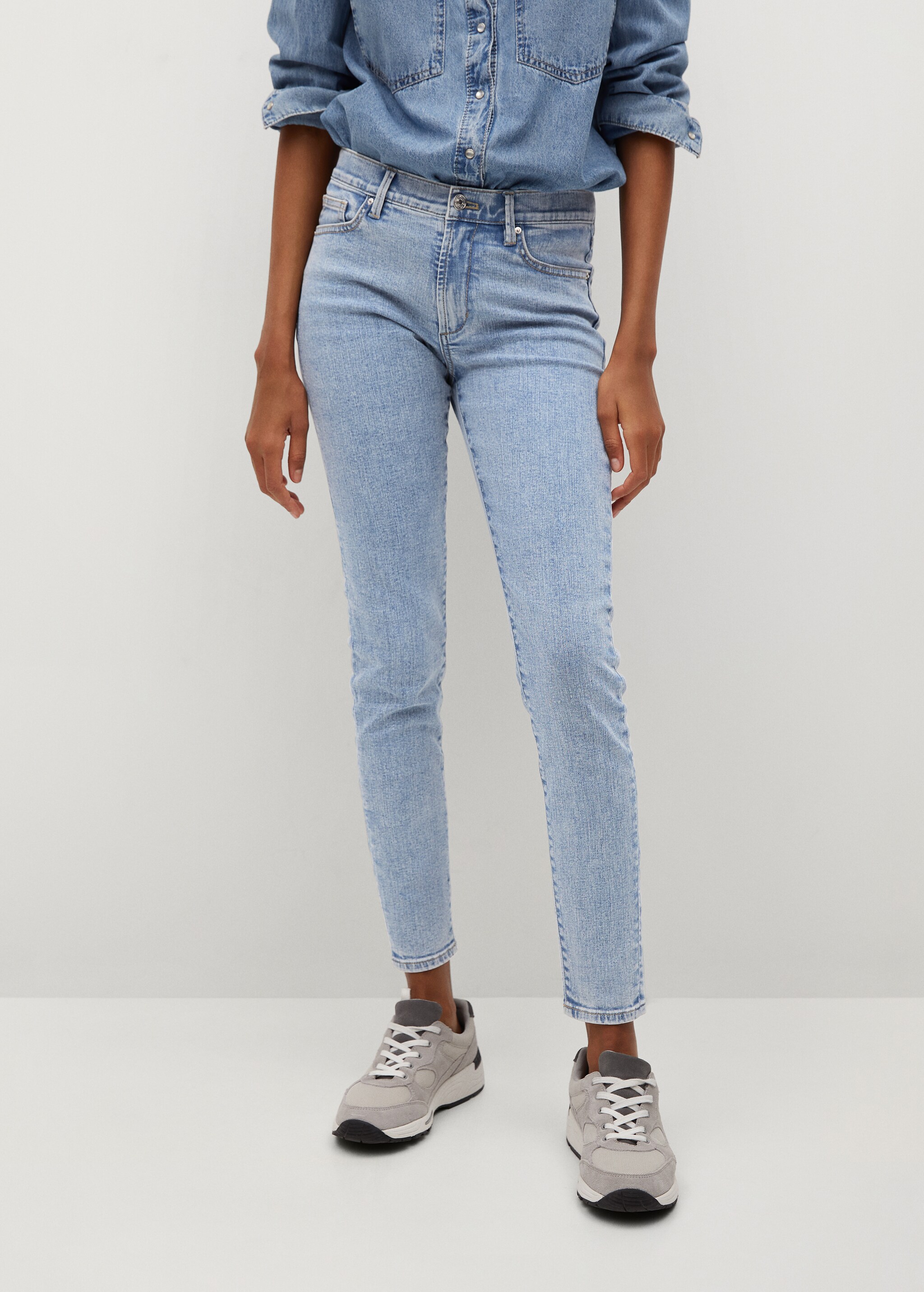Jeans skinny tiro medio Elsa - Plano medio
