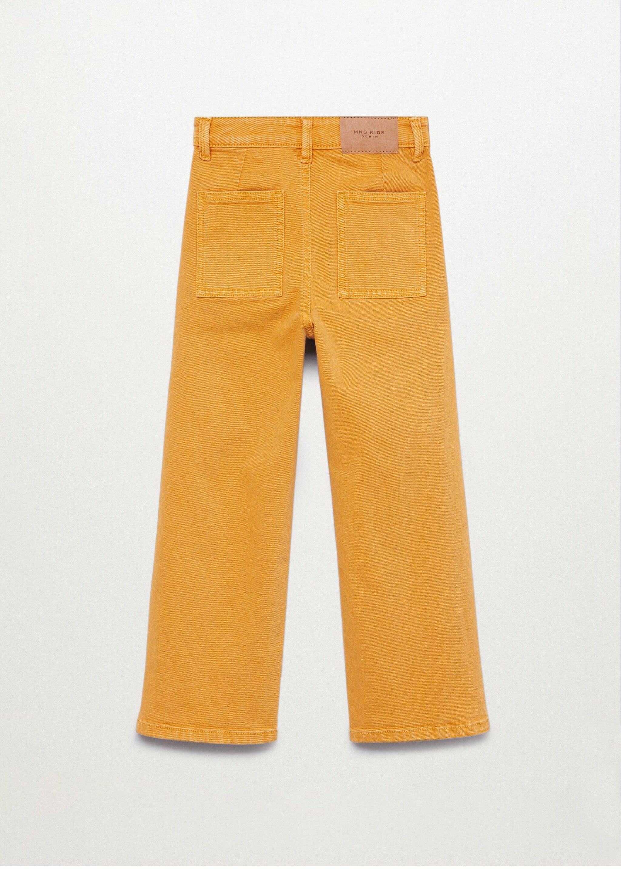 Jeans culotte tiro alto - Reverso del artículo