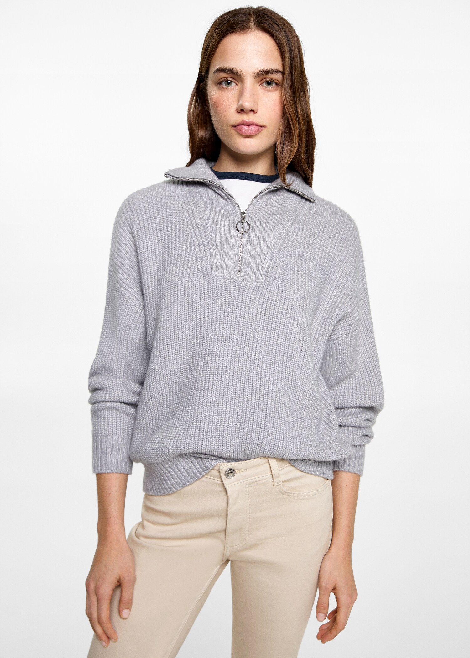 Crop flared jeans - Medium plane