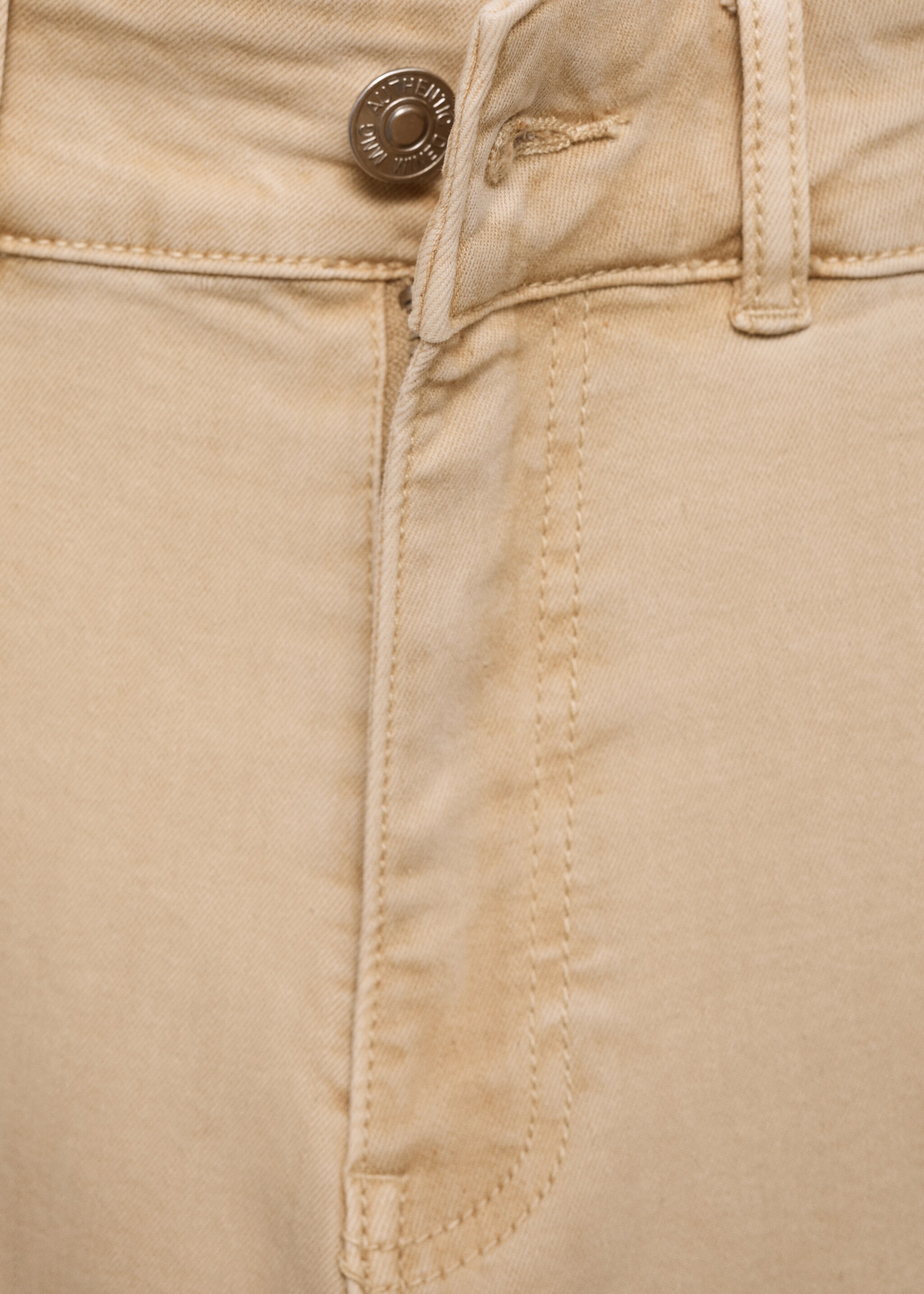 Jean wide leg - Détail de l'article 8, Beige. Ref: 87001078-00.