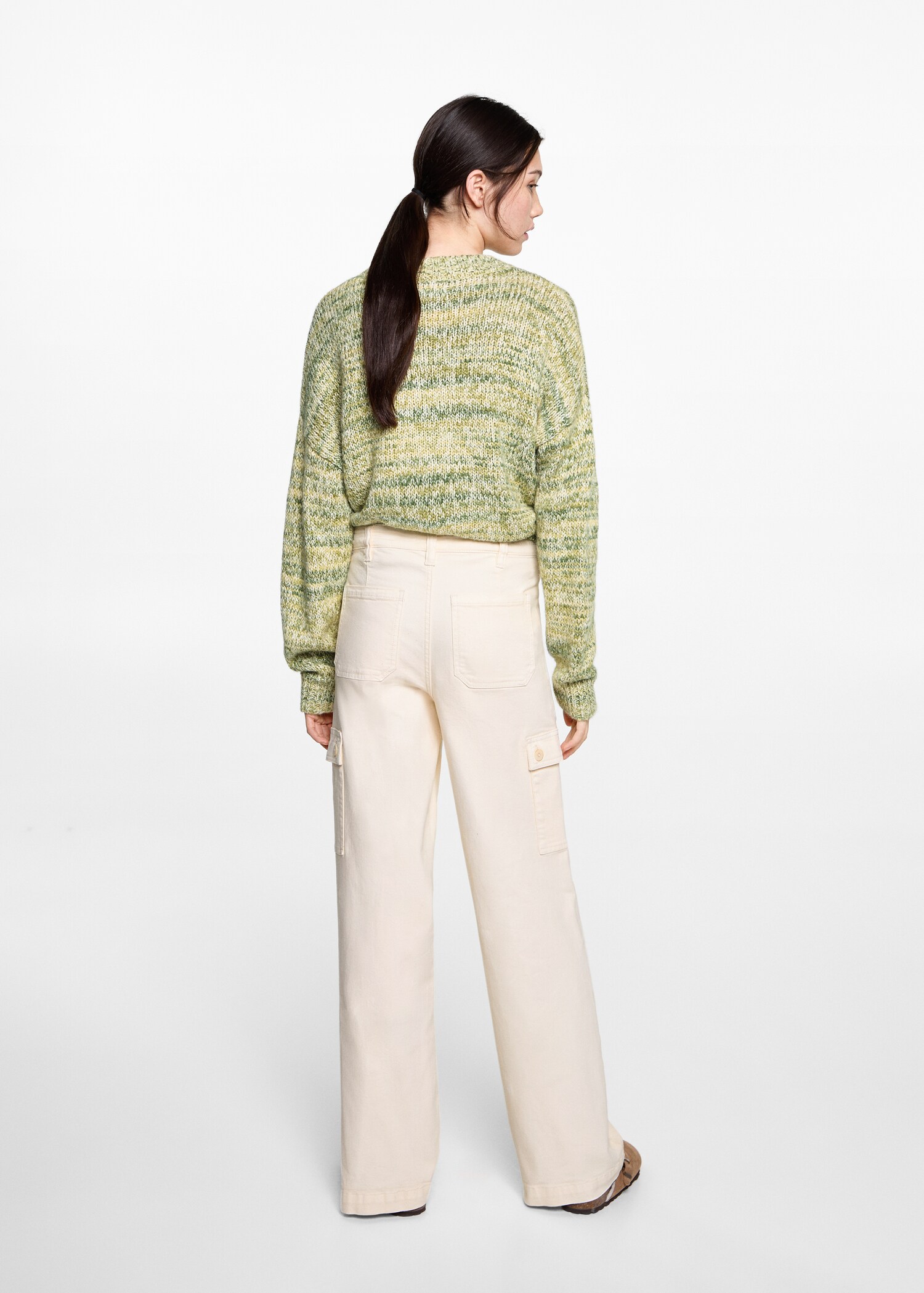 Culotte-Jeans mit Taschen - Rückseite des Artikels