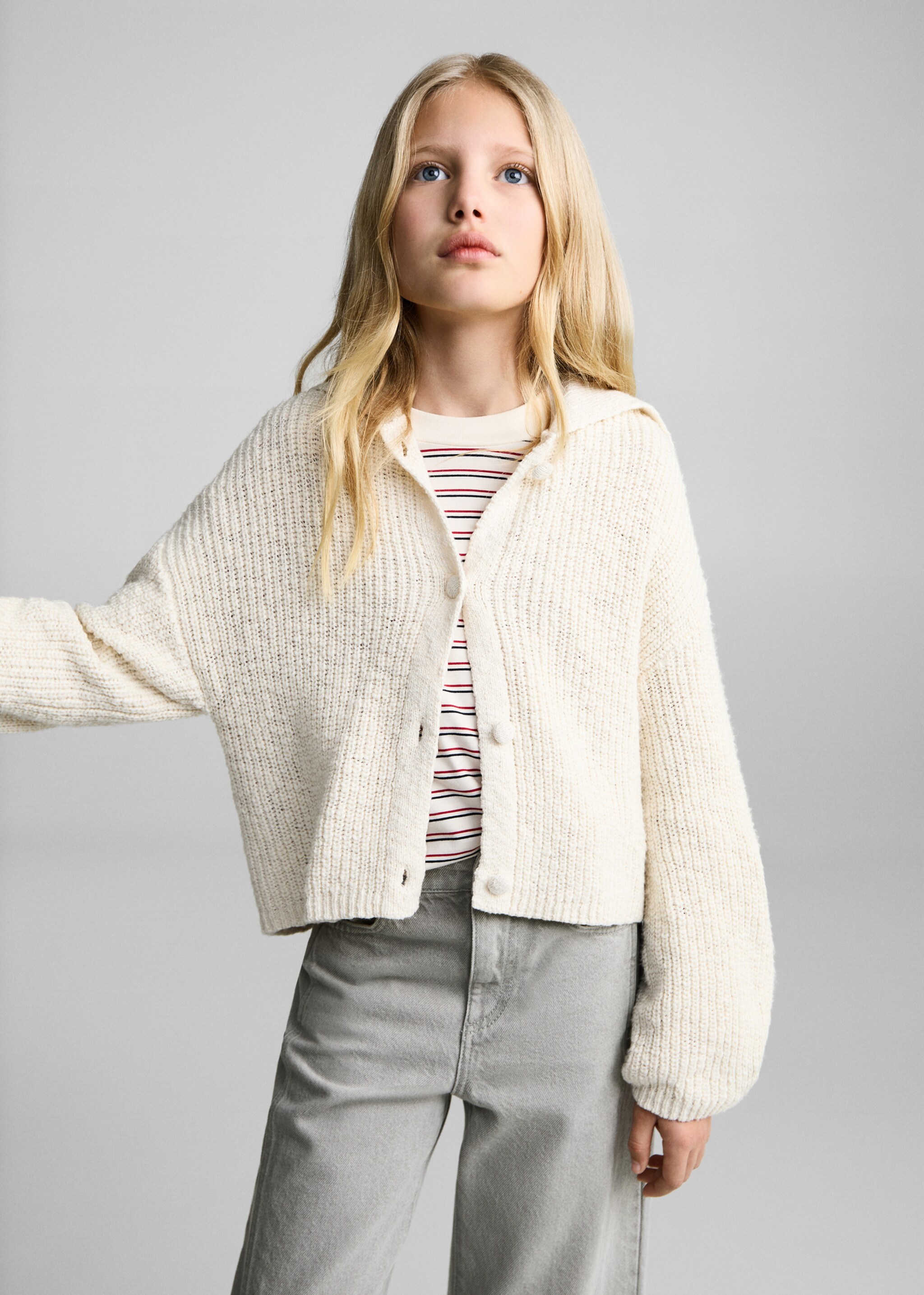 Decorative seam jeans - Medium plane, Denim Grey. Ref: 87001095-00.