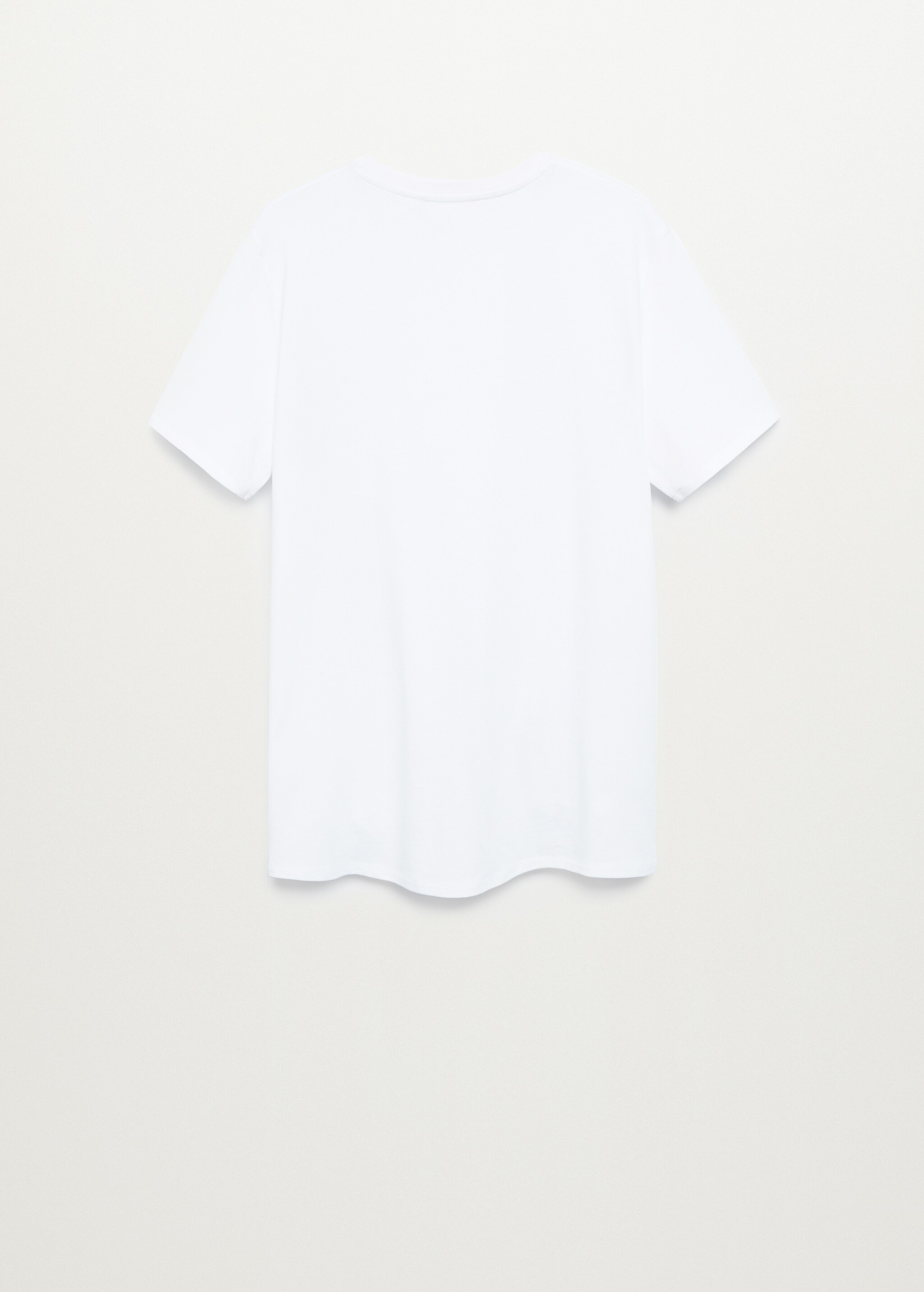 T-shirt piqué coton bio - Verso de l’article