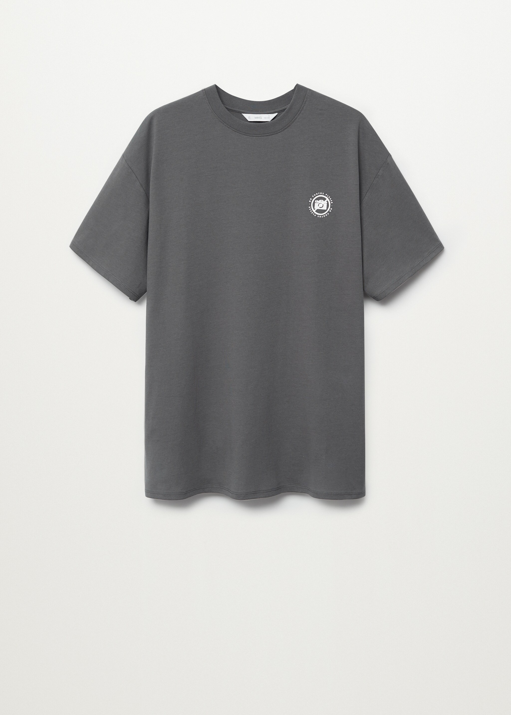 Camiseta oversize algodón orgánico - Artículo sin modelo