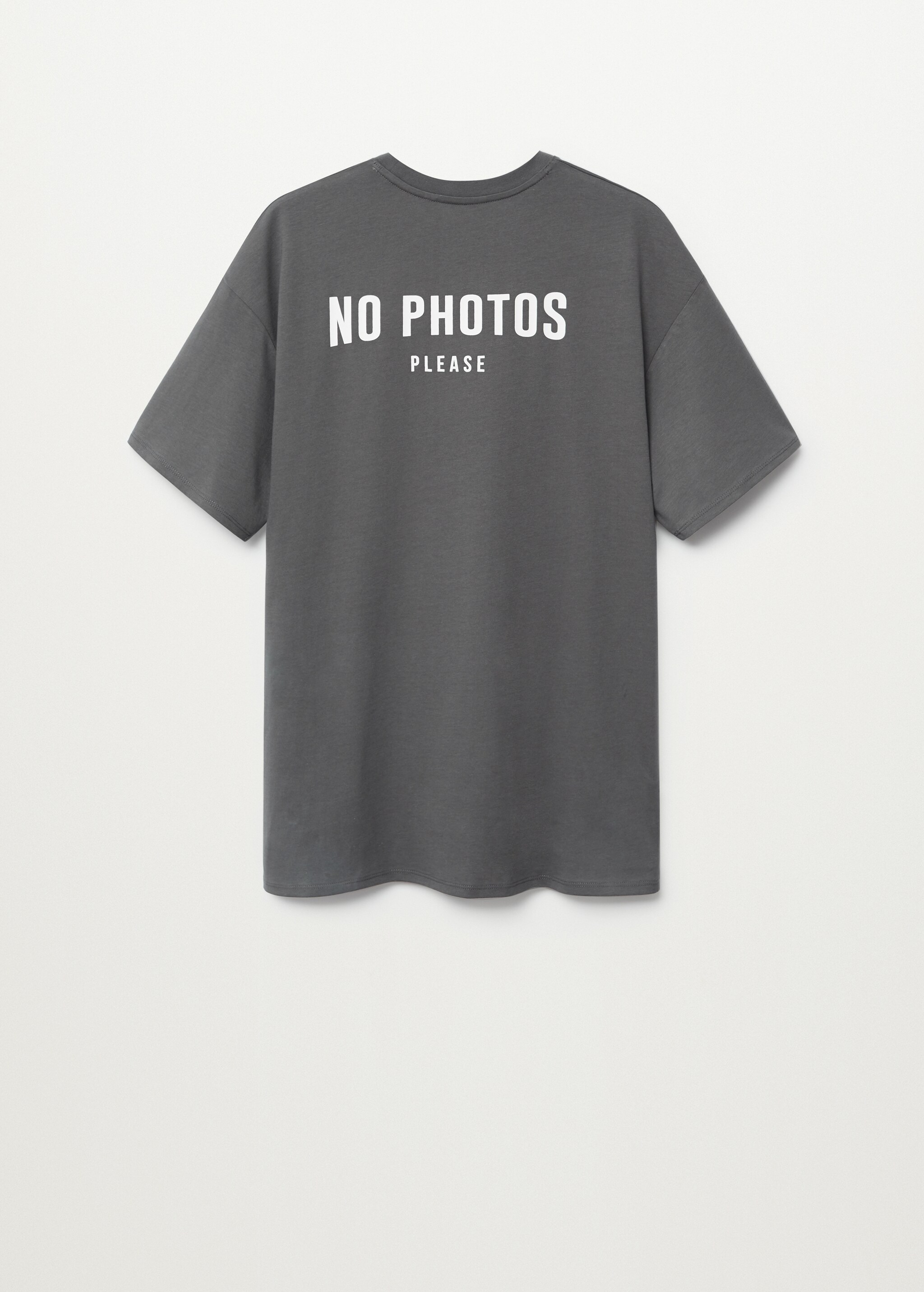 Camiseta oversize algodón orgánico - Reverso del artículo