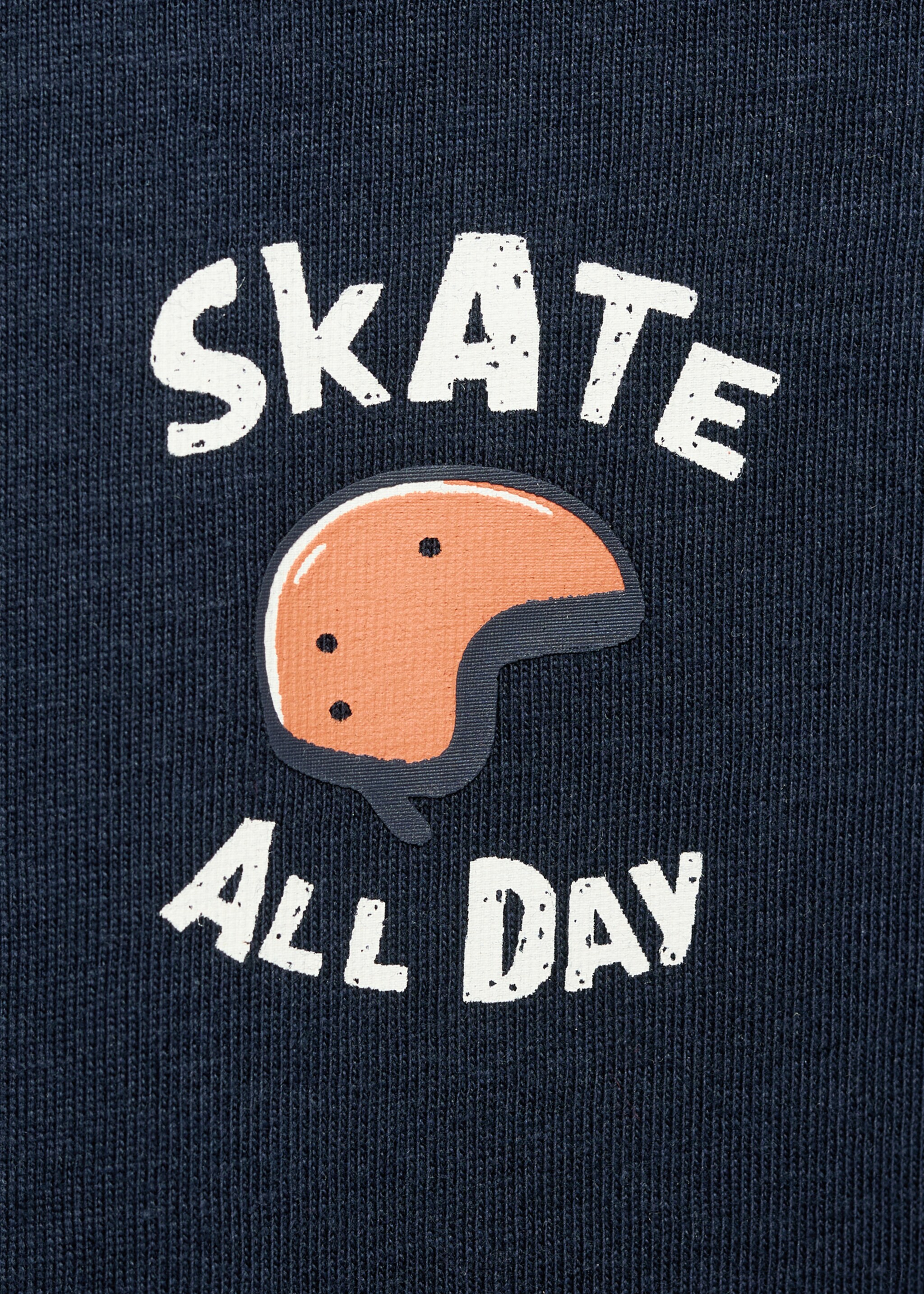 T-shirt coton imprimé - Détail de l'article 8, Bleu marine foncé. Ref: 87001530-00.