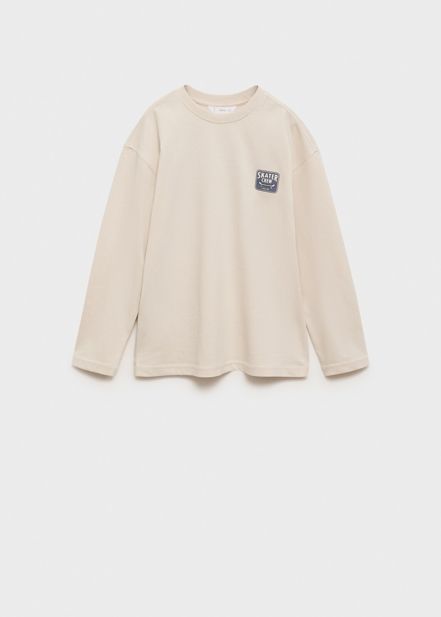 Printed cotton-blend t-shirt - Article without model