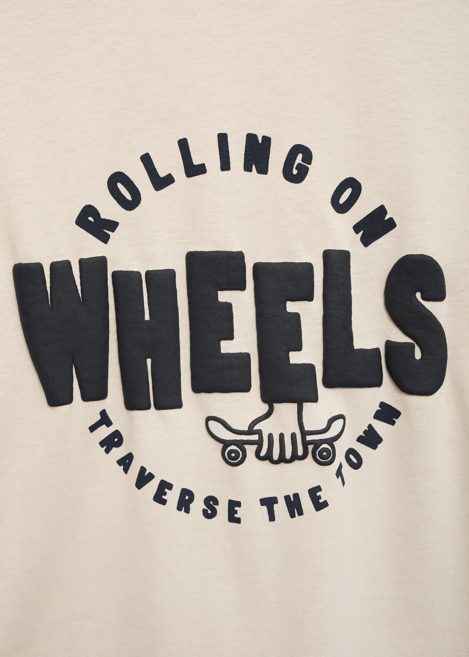 Printed cotton-blend t-shirt - Details of the article 0