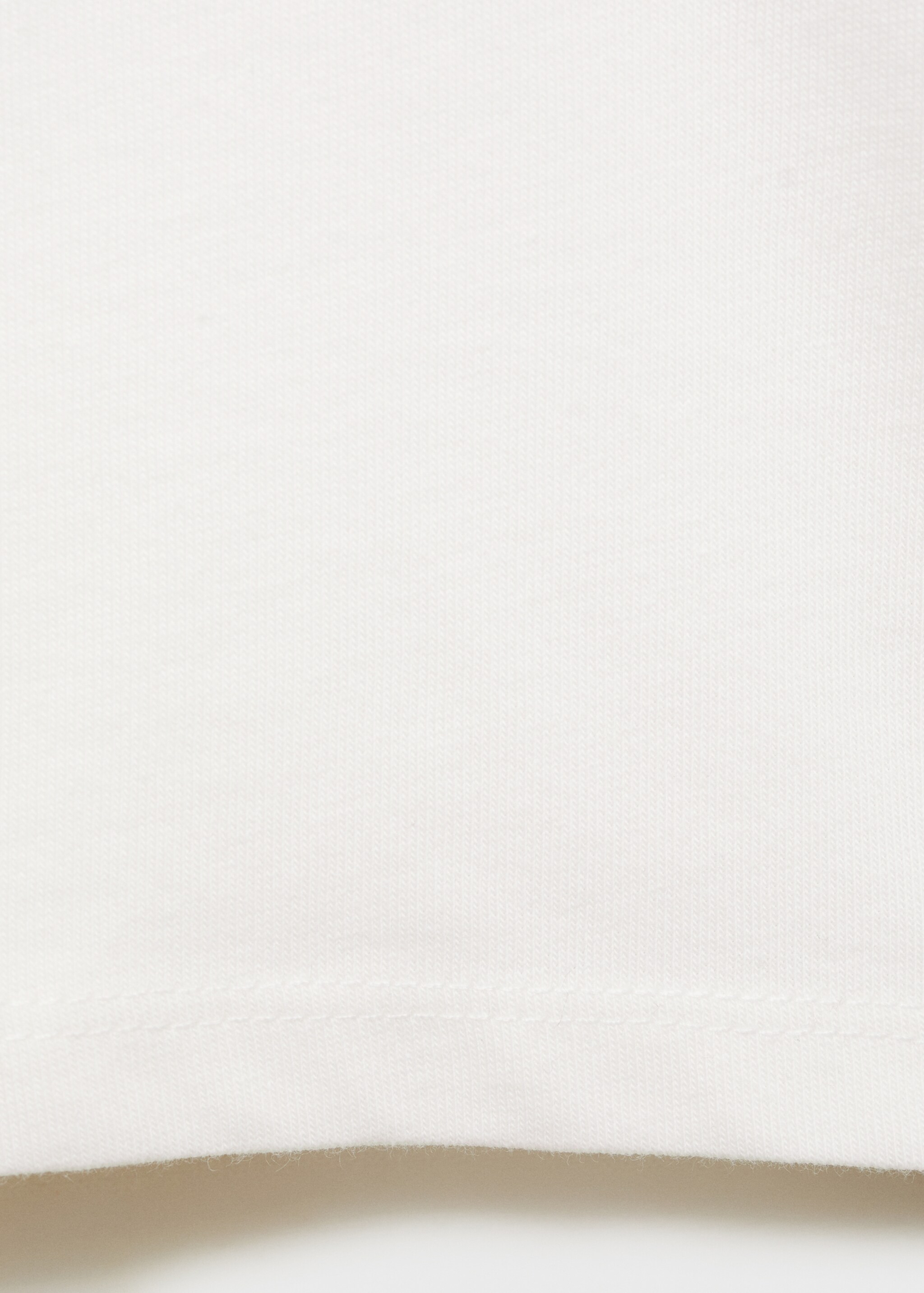 Printed long sleeve t-shirt - Details of the article 0, Off White. Ref: 87001534-00.