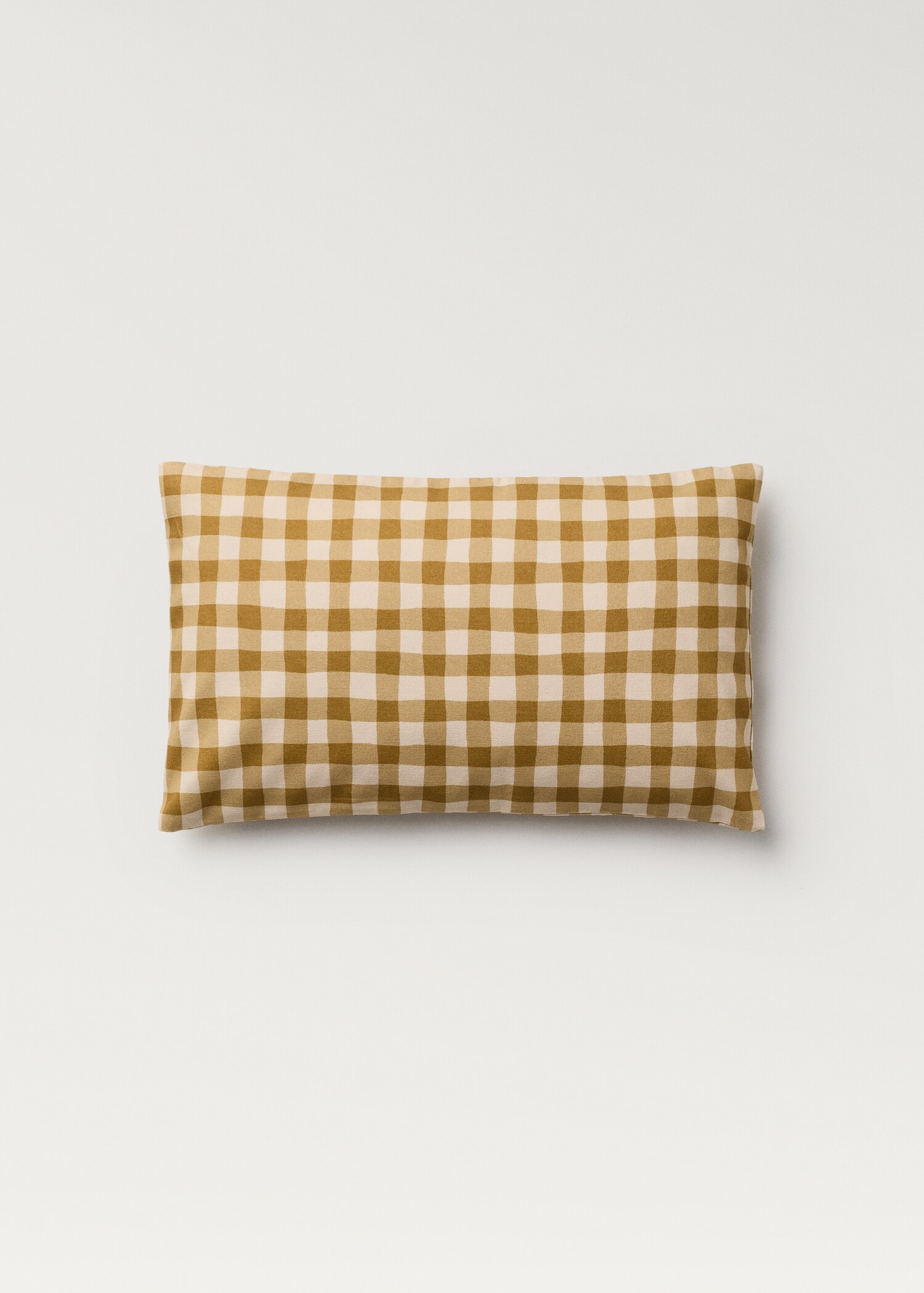 Βαμβακερή μαξιλαροθήκη με καρό σχέδιο 30x50 εκ - Προϊόν χωρίς μοντέλο