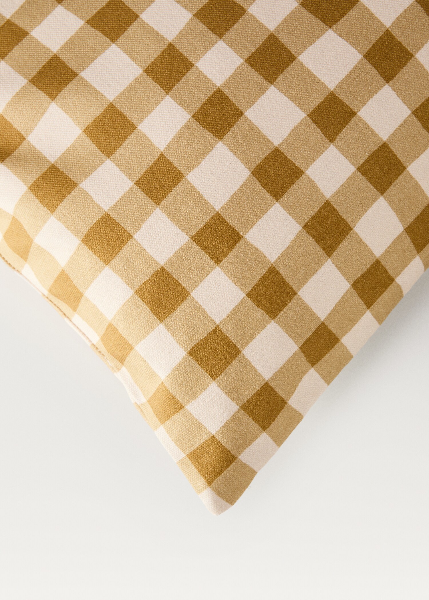 Βαμβακερή μαξιλαροθήκη με καρό σχέδιο 30x50 εκ - Λεπτομέρεια του προϊόντος 2