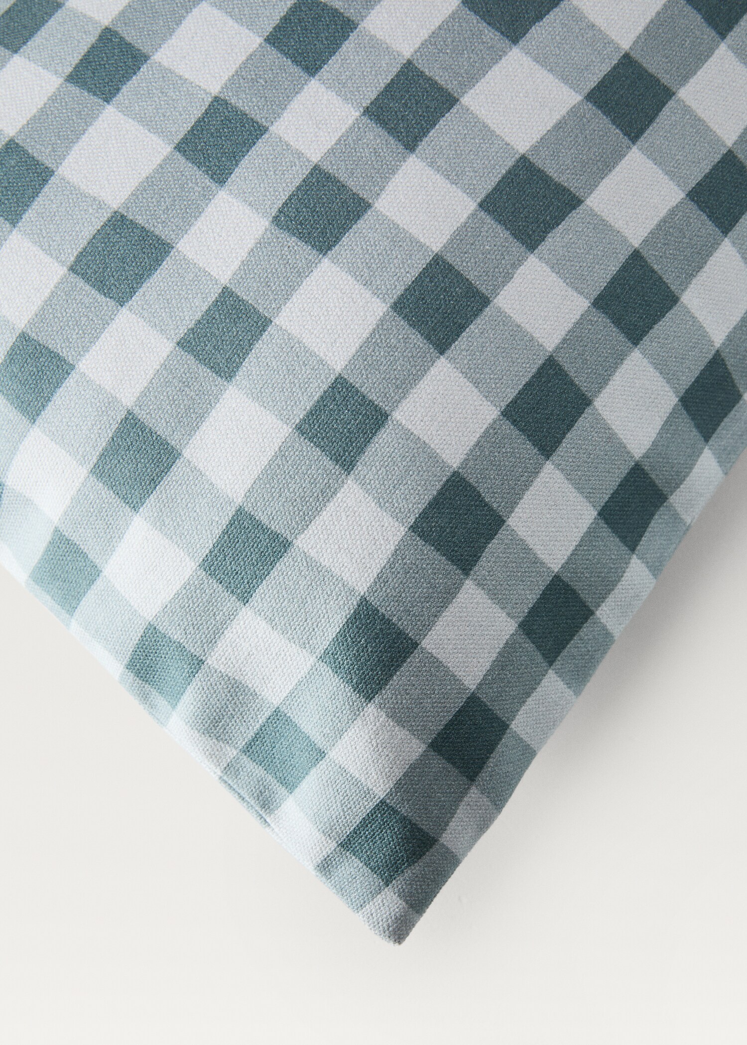 Βαμβακερή μαξιλαροθήκη με καρό σχέδιο 30x50 εκ - Λεπτομέρεια του προϊόντος 2