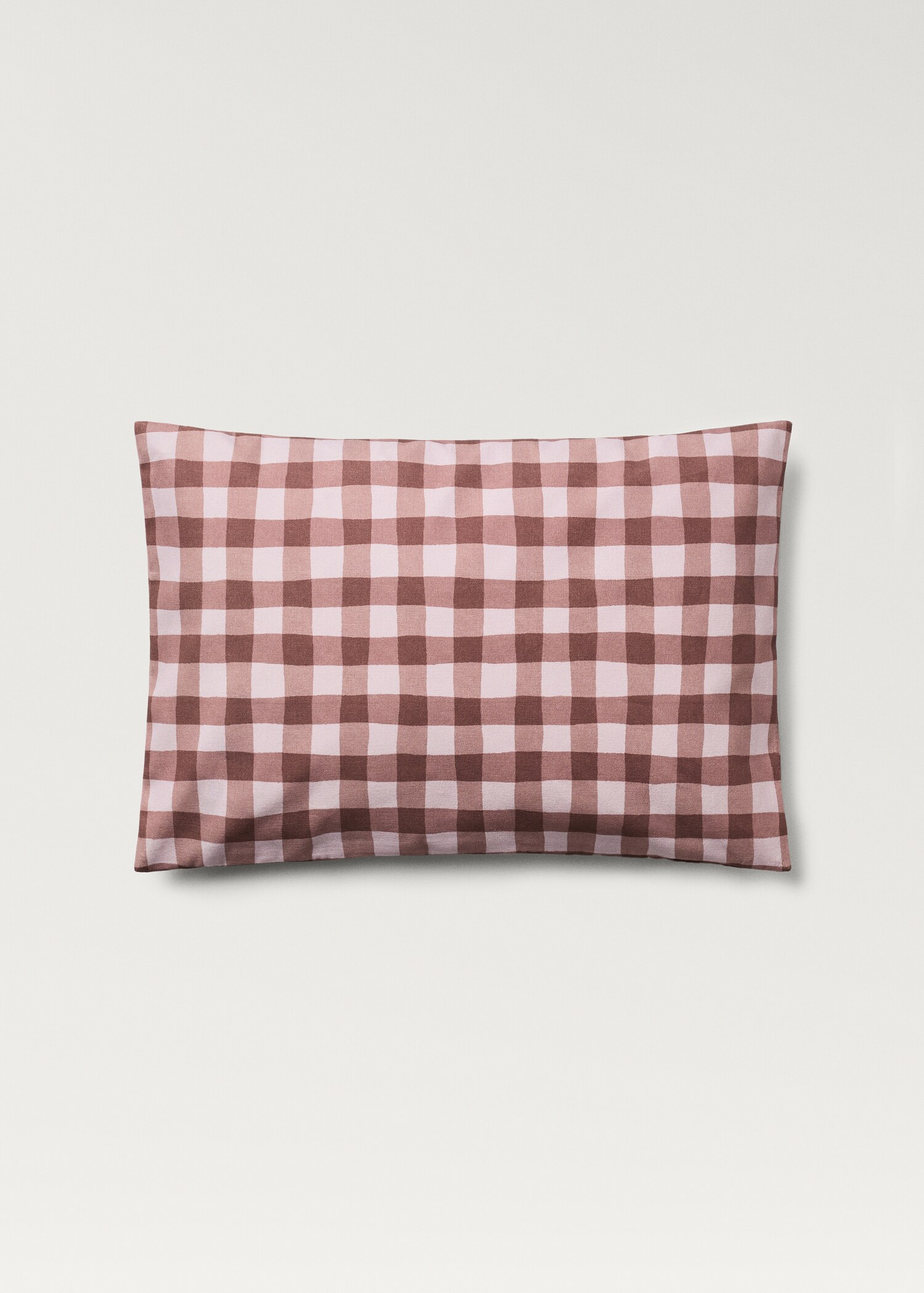 Cotton gingham check cushion cover 40x60 cm - Article without model