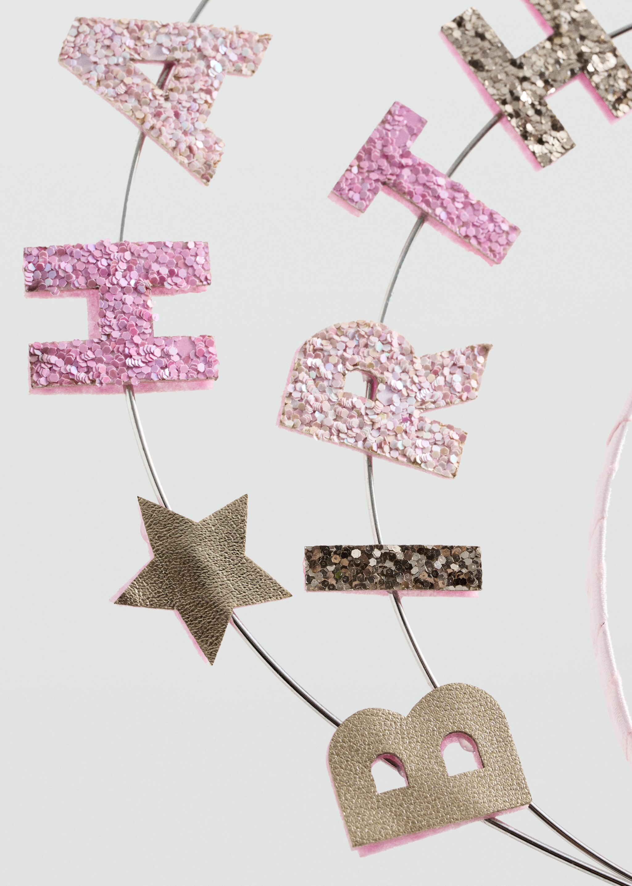 Birthday headband - Medium plane, Gold. Ref: 87002534-00.