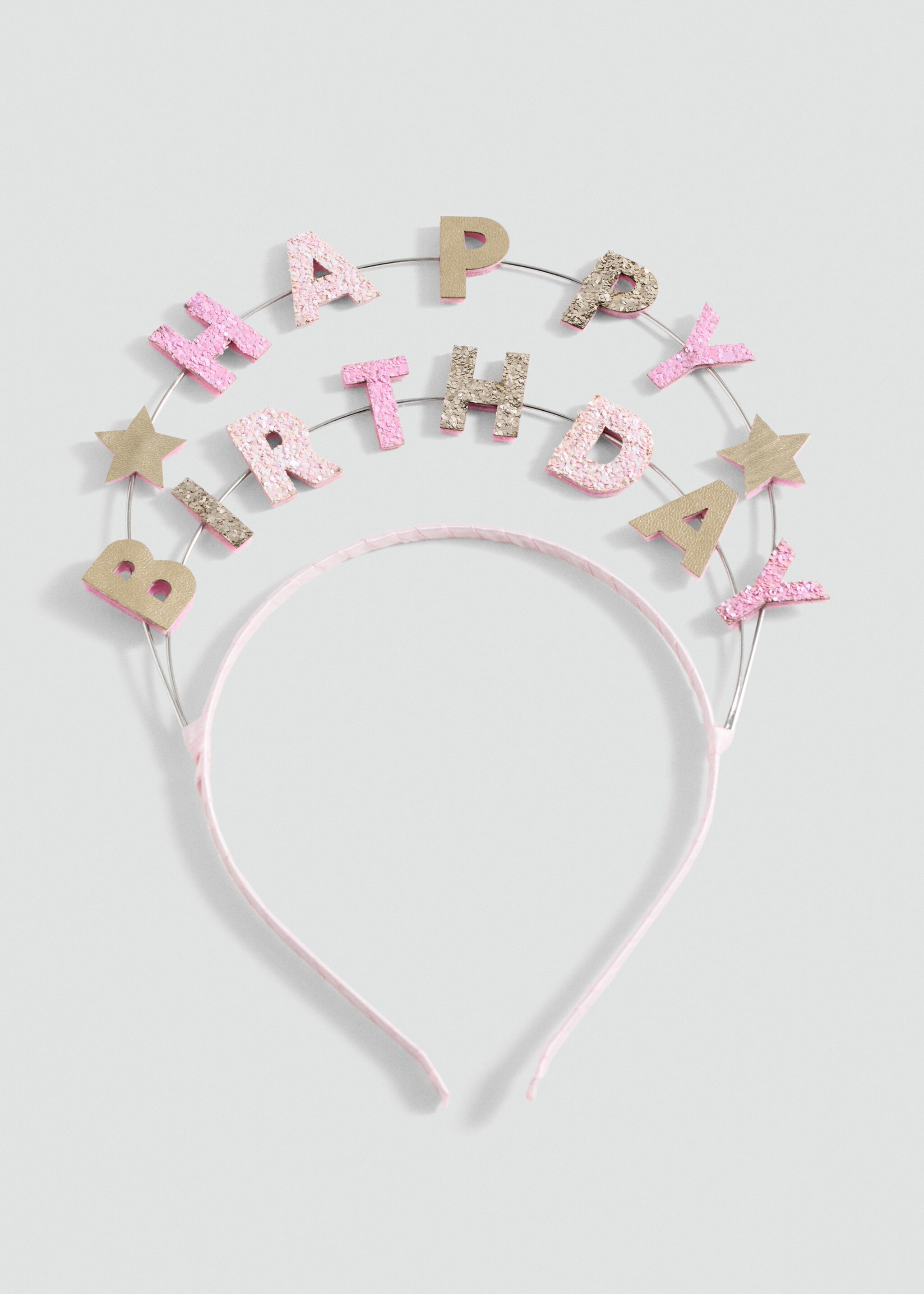 Birthday headband - Article without model, Gold. Ref: 87002534-00.