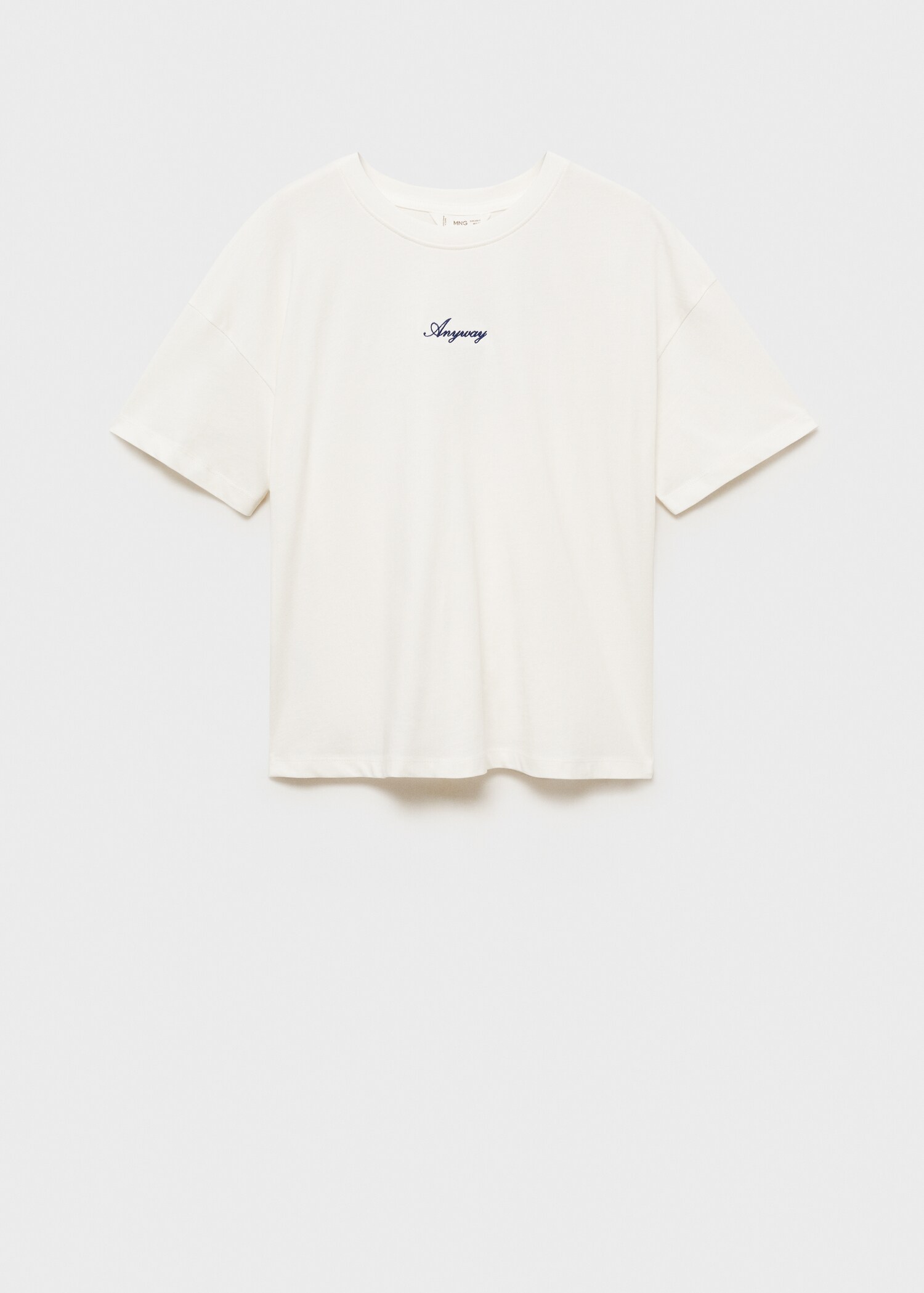 Camiseta algodón mensaje - Artículo sin modelo