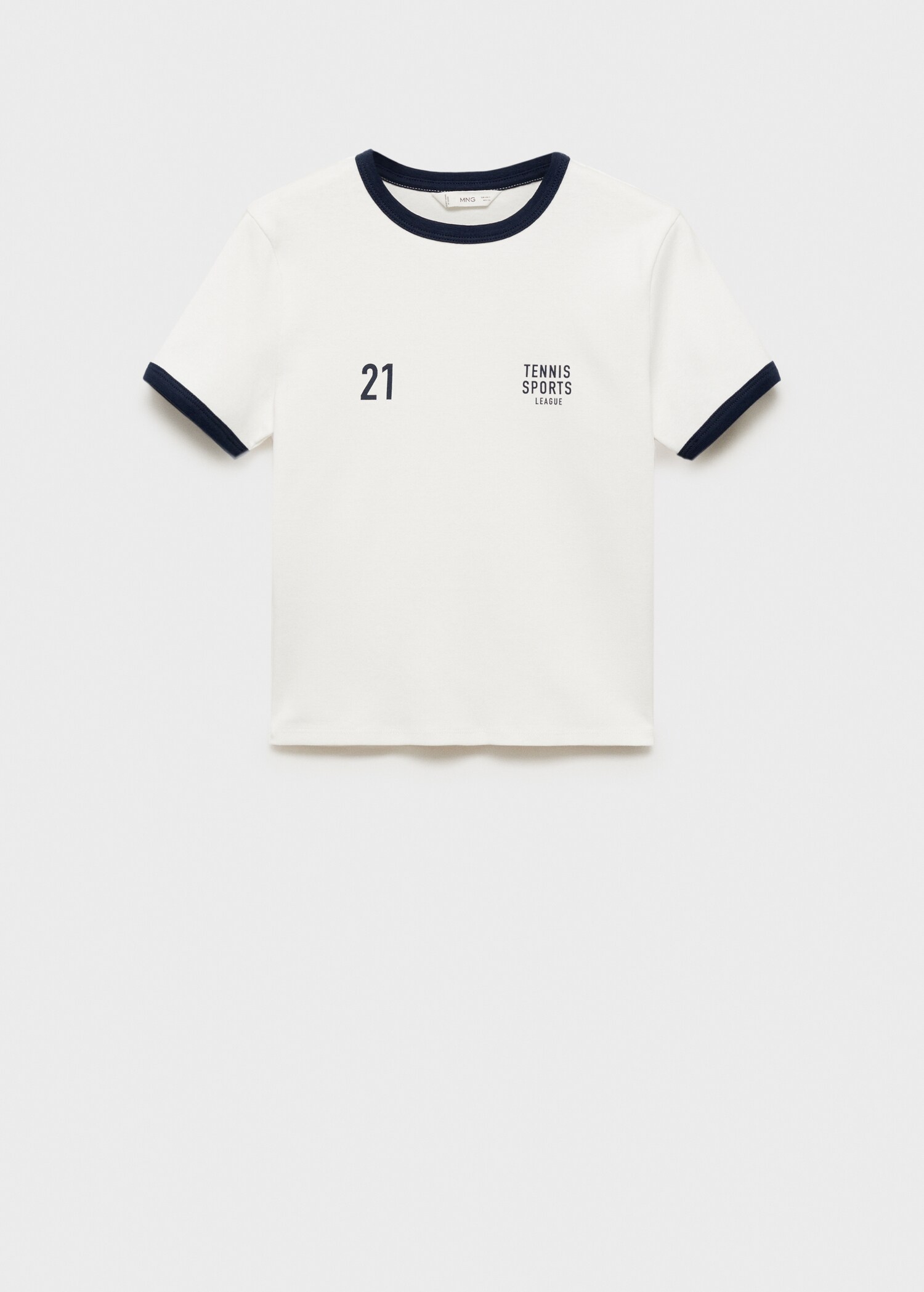 Crop-T-Shirt aus Baumwolle - Artikel ohne Model