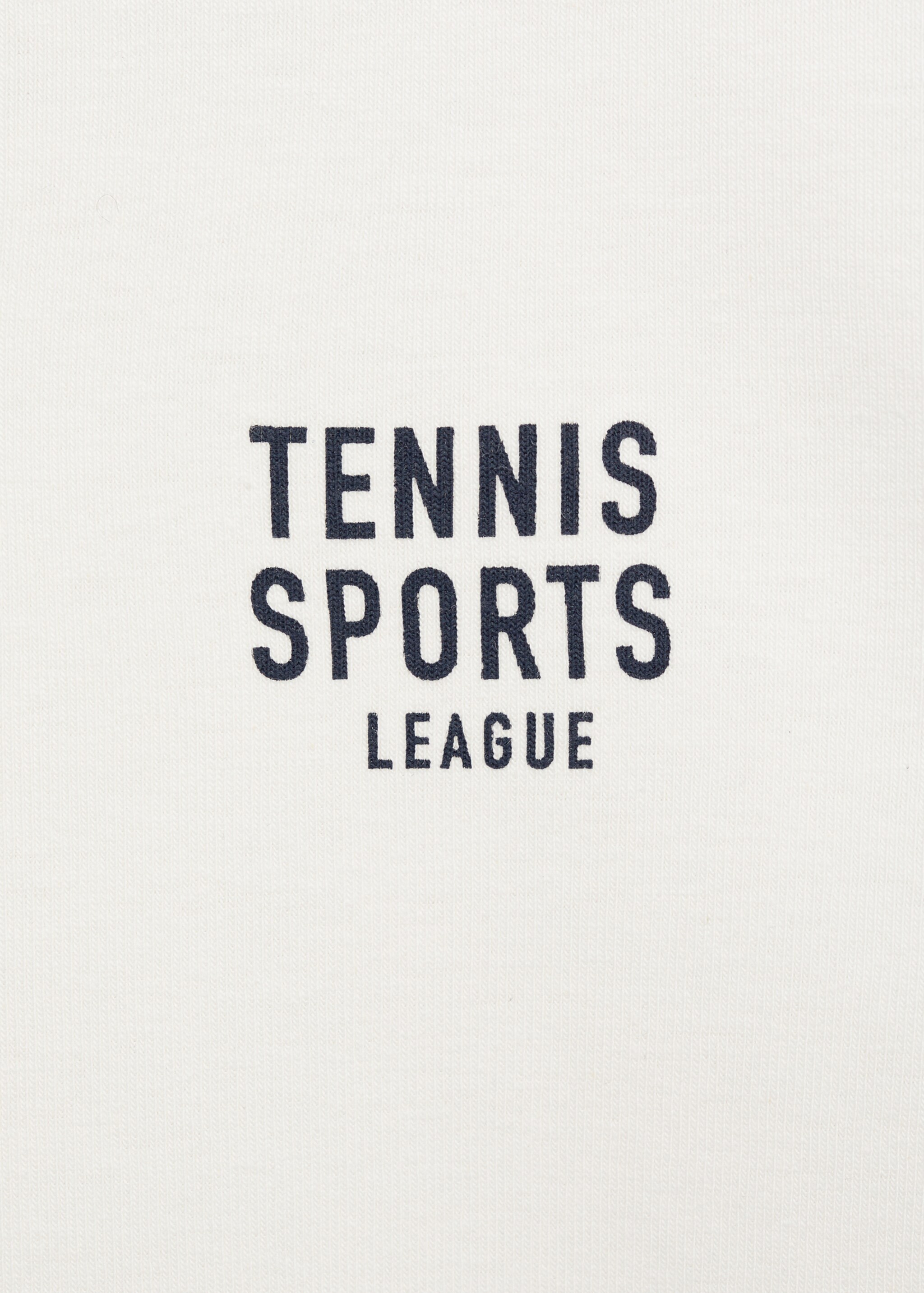 Crop-T-Shirt aus Baumwolle - Detail des Artikels 0, Cremeweiß. Ref: 87002543-00.