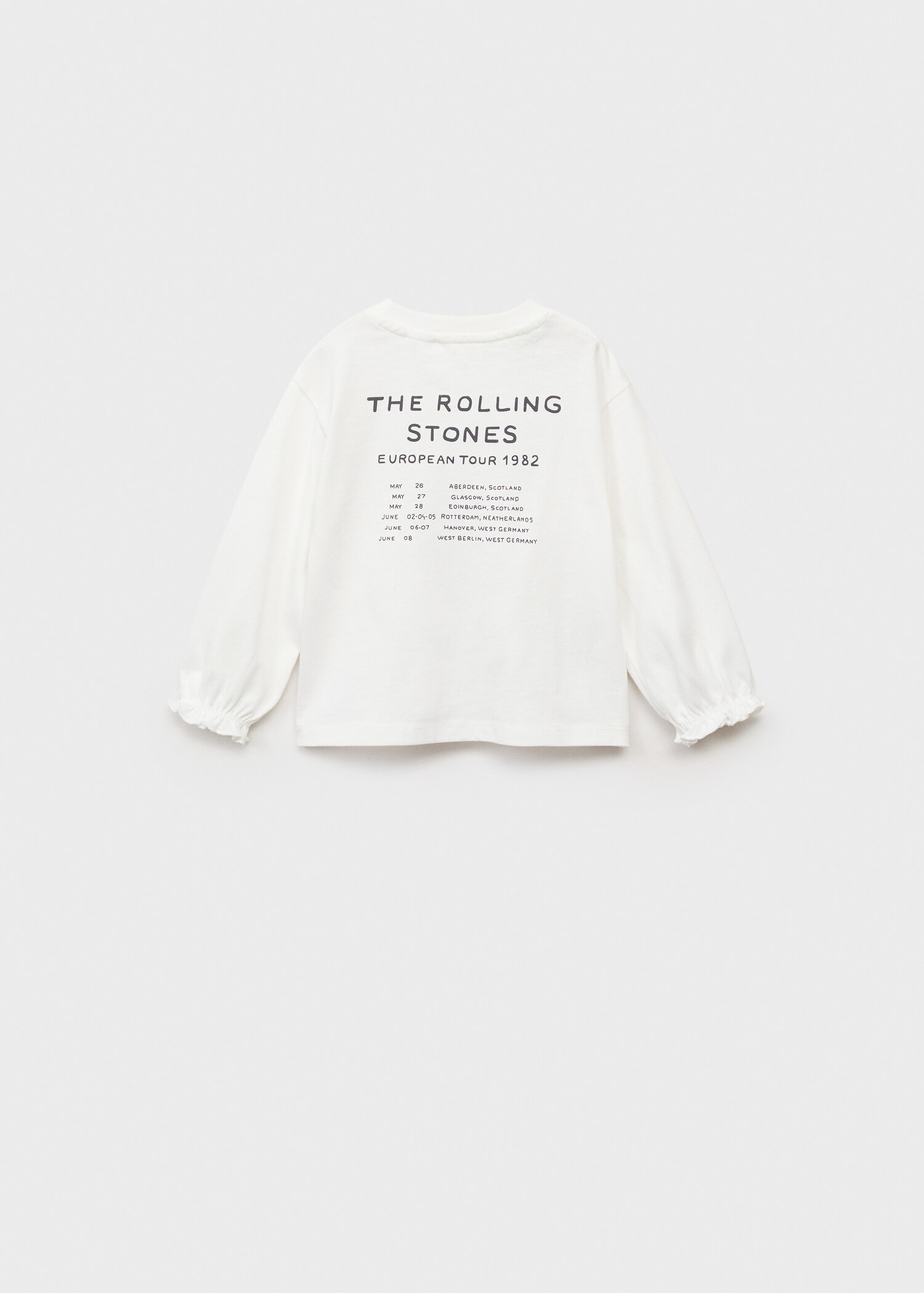 The Rolling Stones T-shirt - Reverse of the article