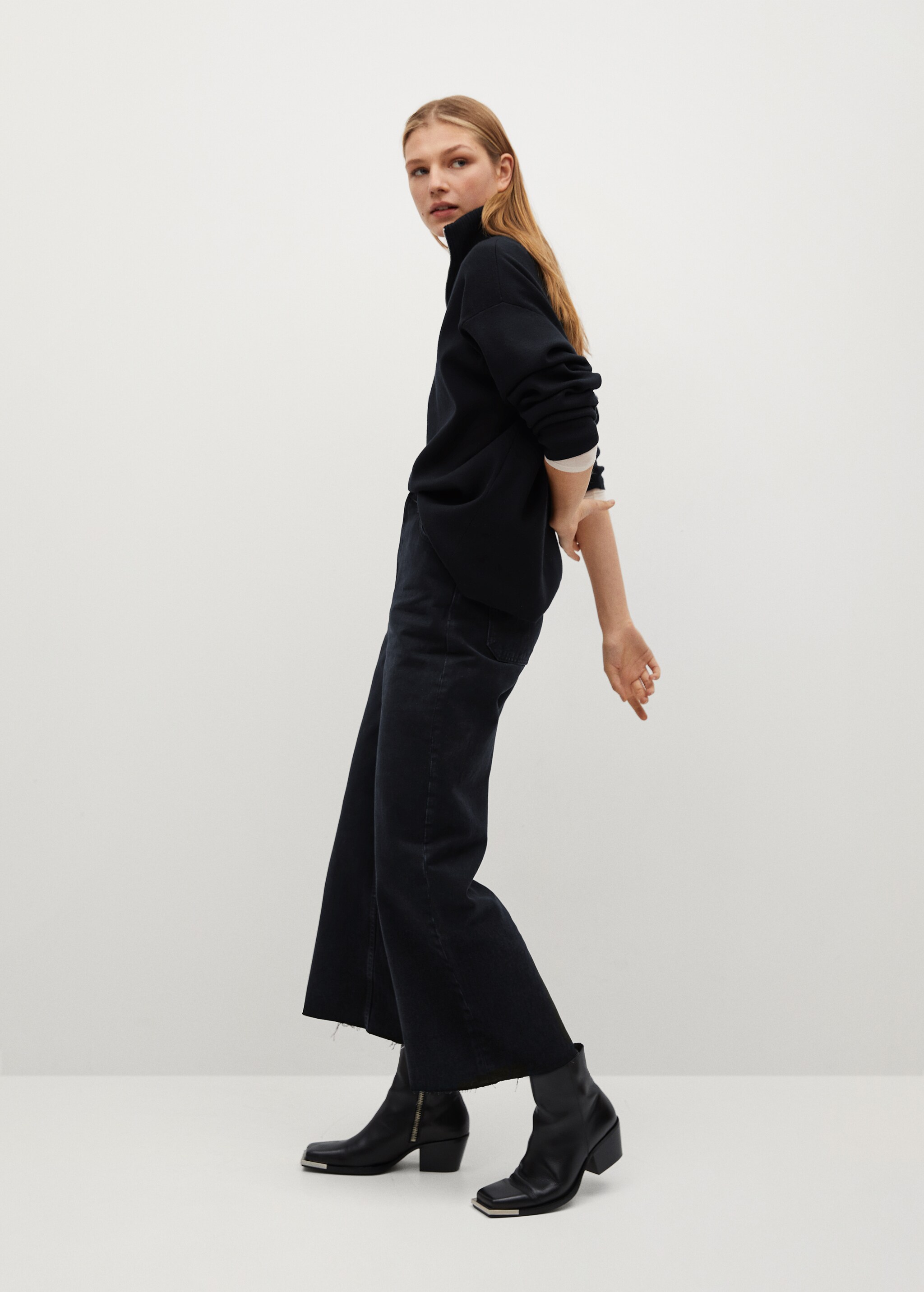 Jeans culotte high waist - Details of the article 1