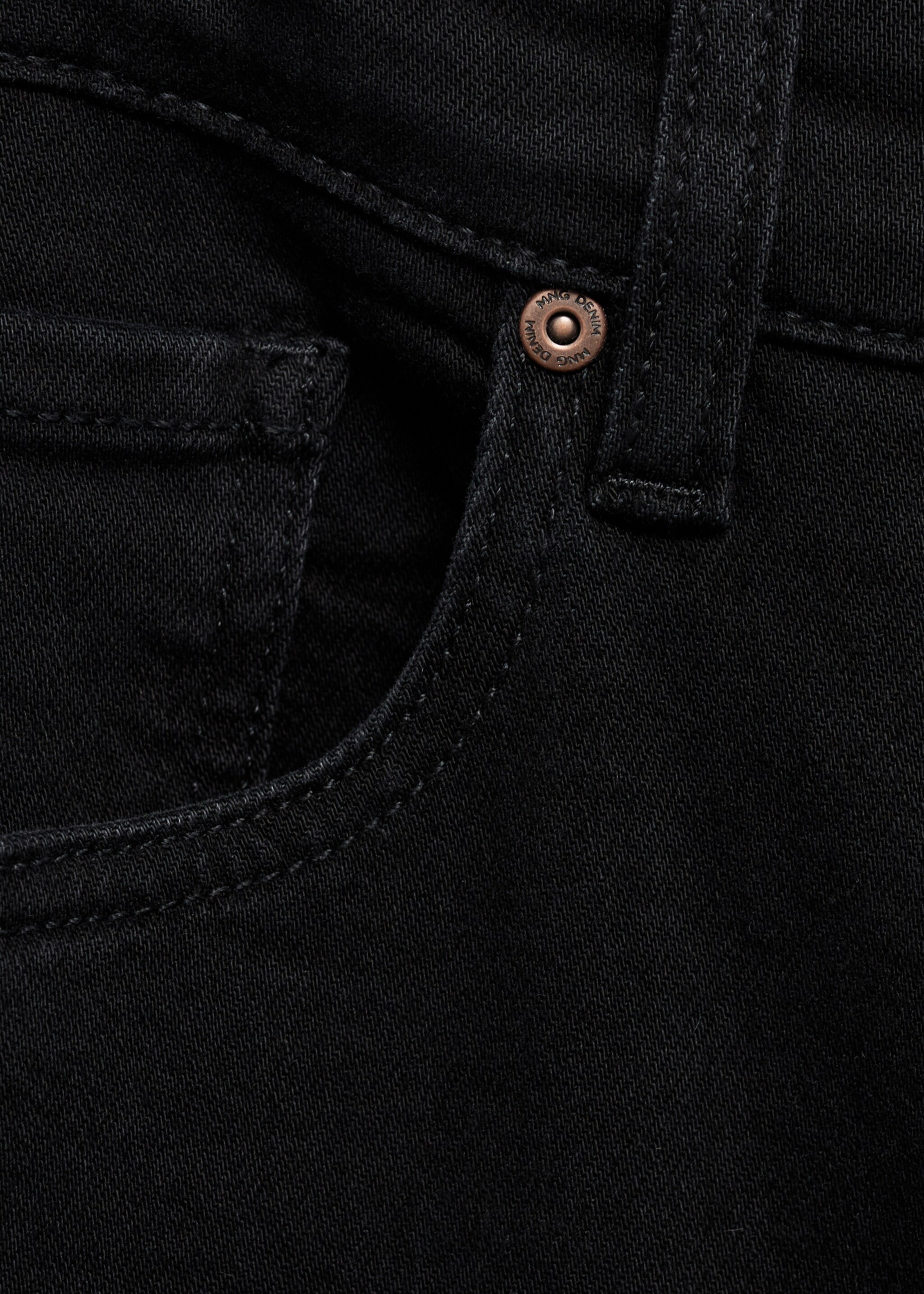 Jude skinny-fit jeans - Details of the article 0, Black denim. Ref: 87002895-00.