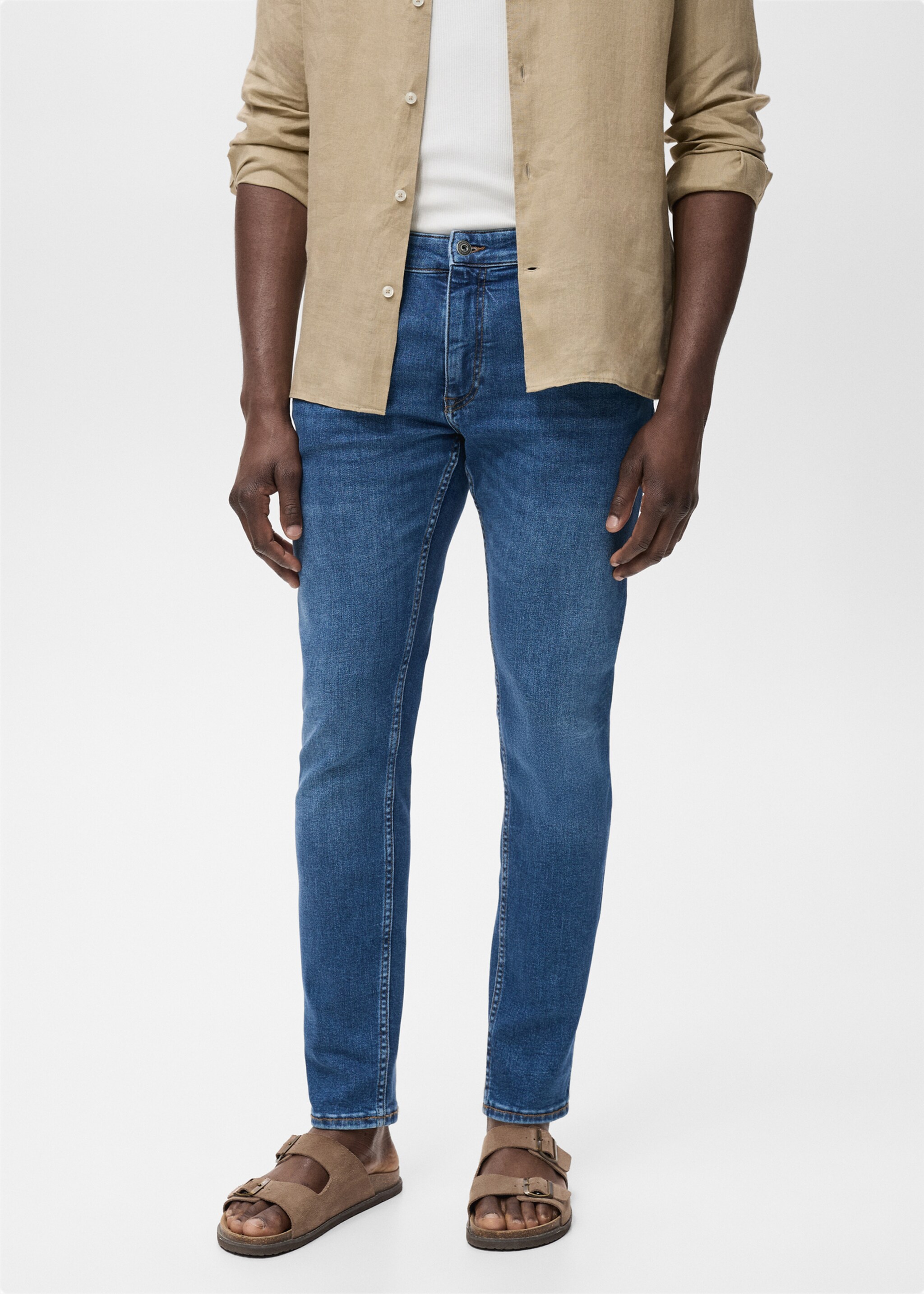 Jude skinny-fit jeans - Medium plane, Dark Blue. Ref: 87002896-00.