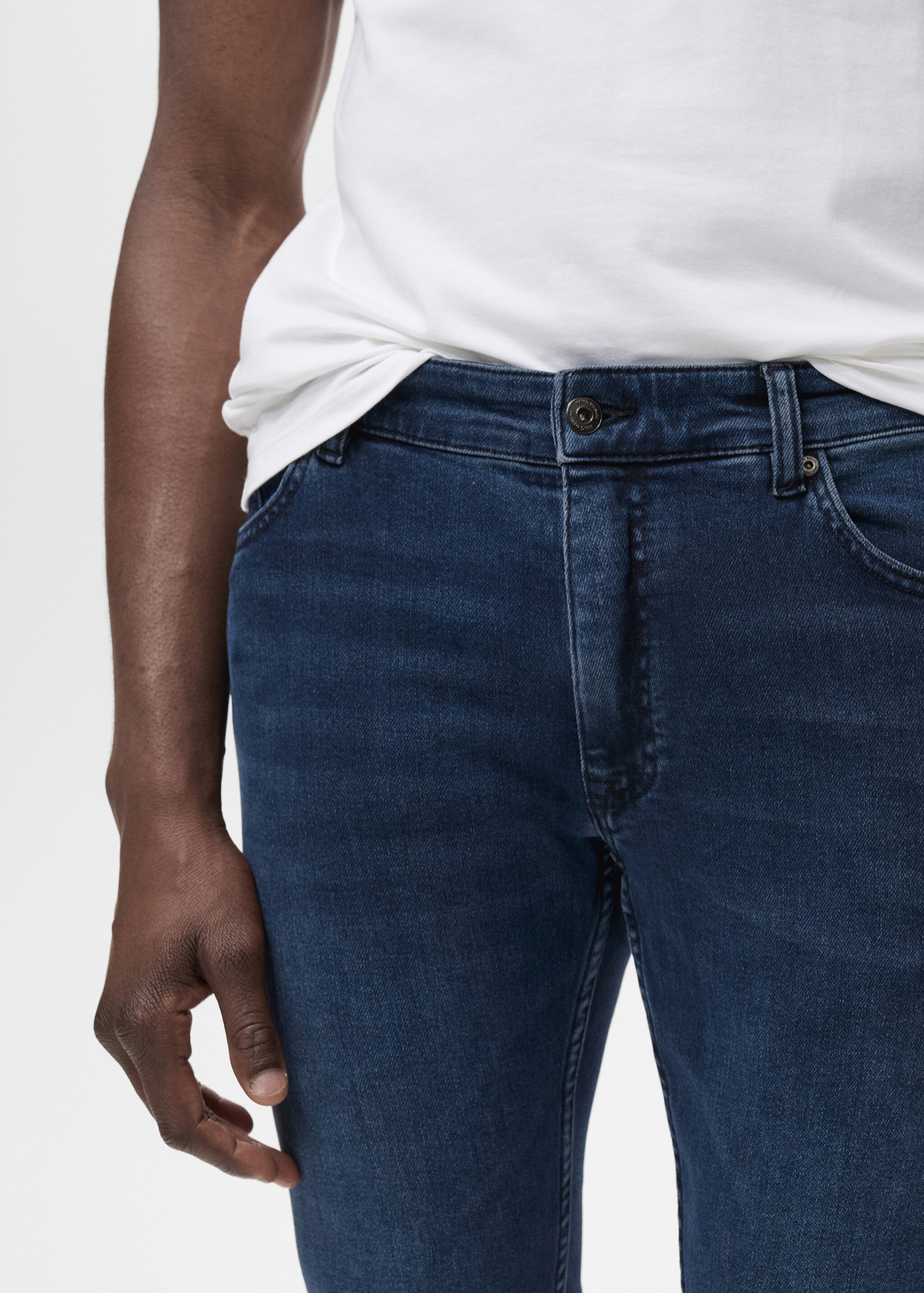 Jude skinny-fit jeans - Details of the article 1, Deep Dark Blue. Ref: 87002897-00.