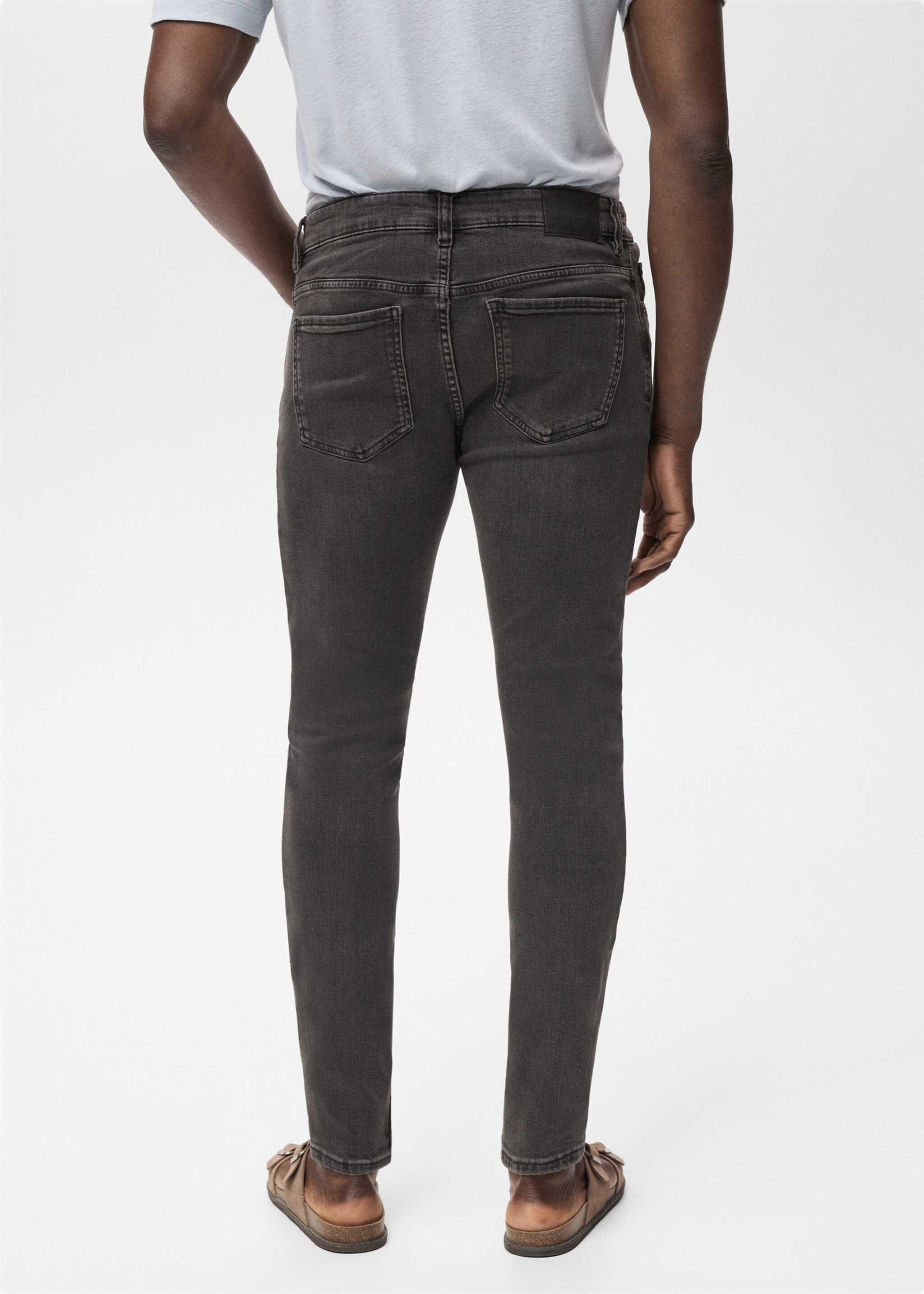 Jude skinny-fit jeans - Reverse of the article, Open Grey. Ref: 87002899-00.