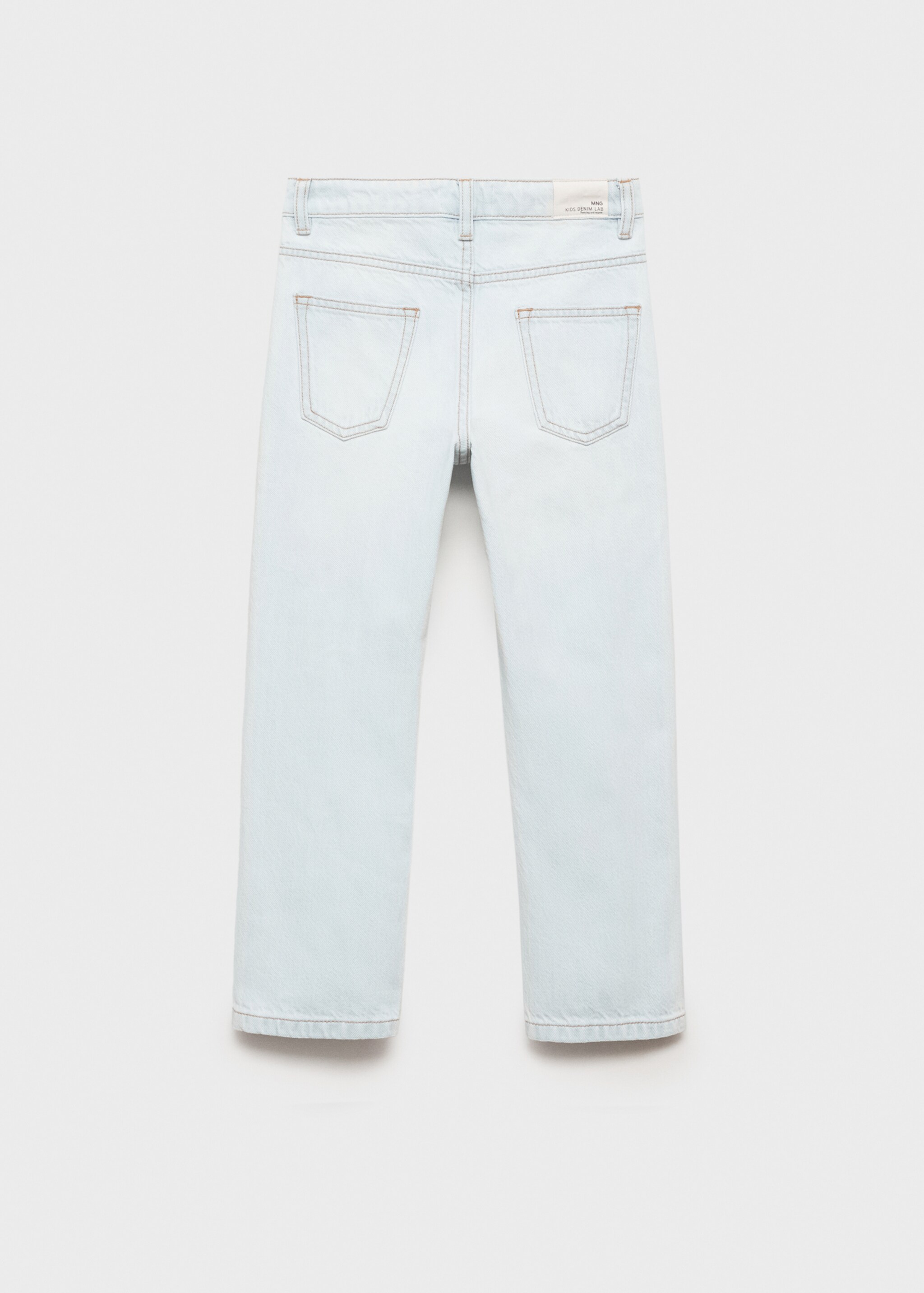 Jean déchirures décoratives - Verso de l’article, Bleu clair. Ref: 87002900-00.