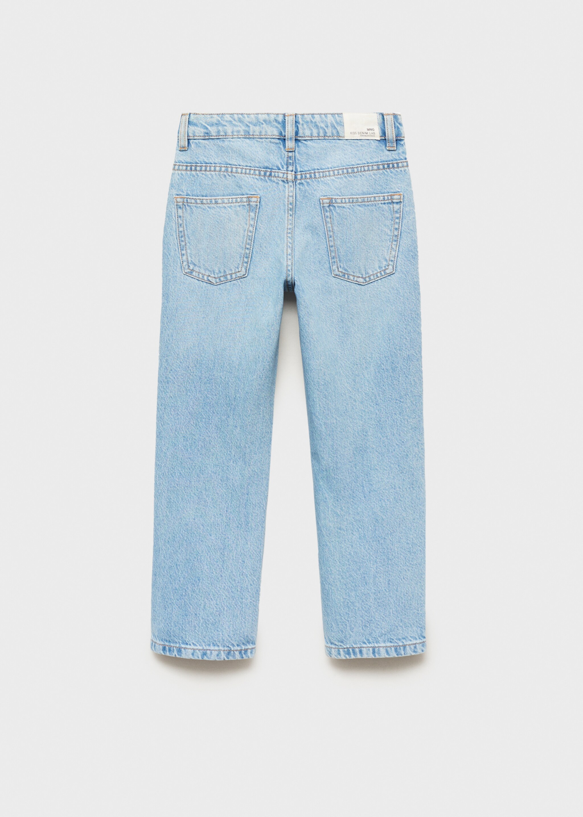 Decorative ripped jeans - Reverse of the article, Medium Blue. Ref: 87002900-00.