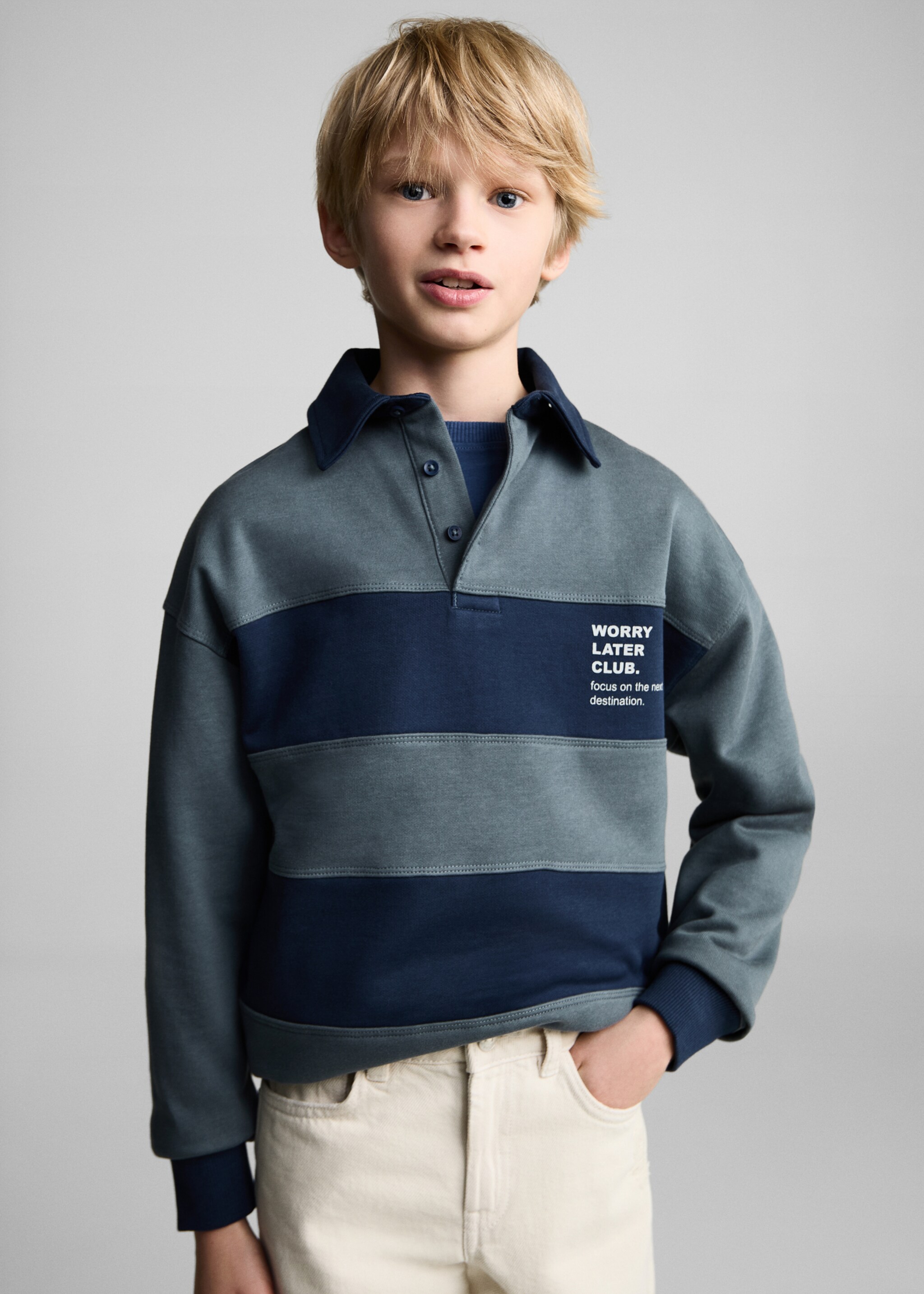 Ripped straight jeans - Medium plane, Sand. Ref: 87002901-00.