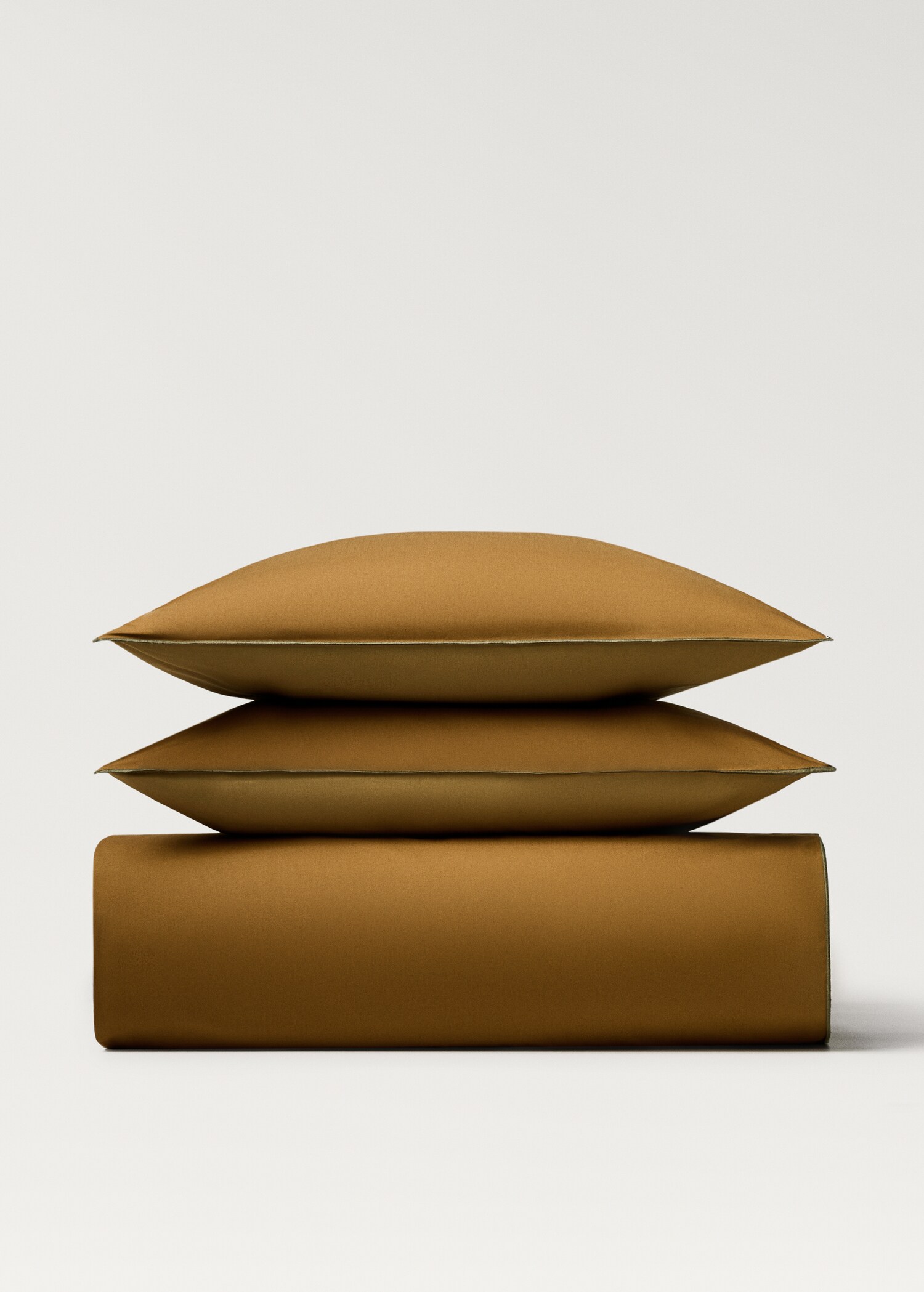 Reversible percale cotton duvet cover Single bed - Details of the article 1