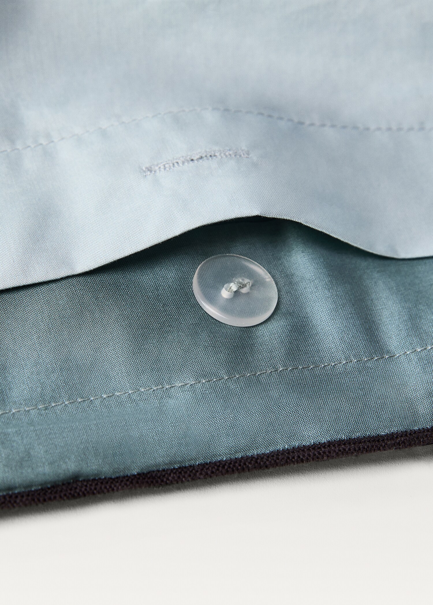 Reversible percale cotton duvet cover Single bed - Details of the article 2