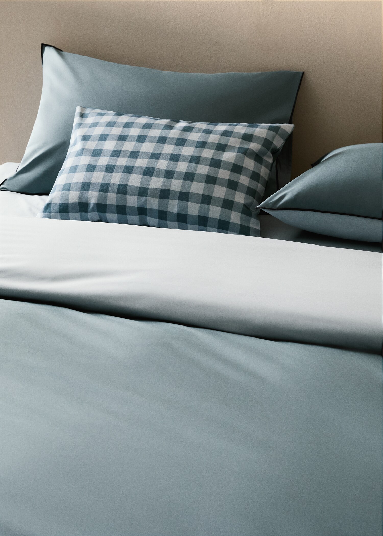 Reversible percale cotton duvet cover Single bed - Details of the article 7