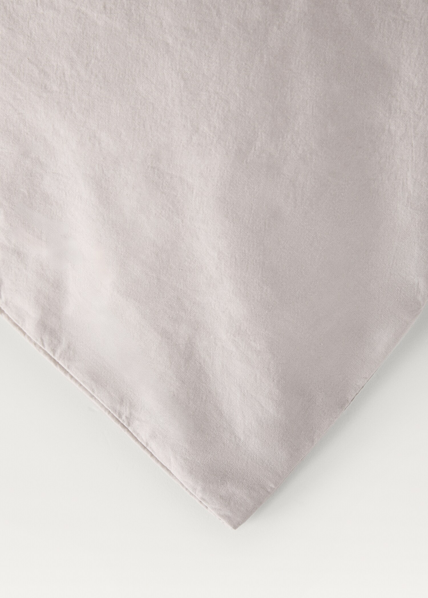 Washed-cotton duvet cover Superking bed - Details of the article 3