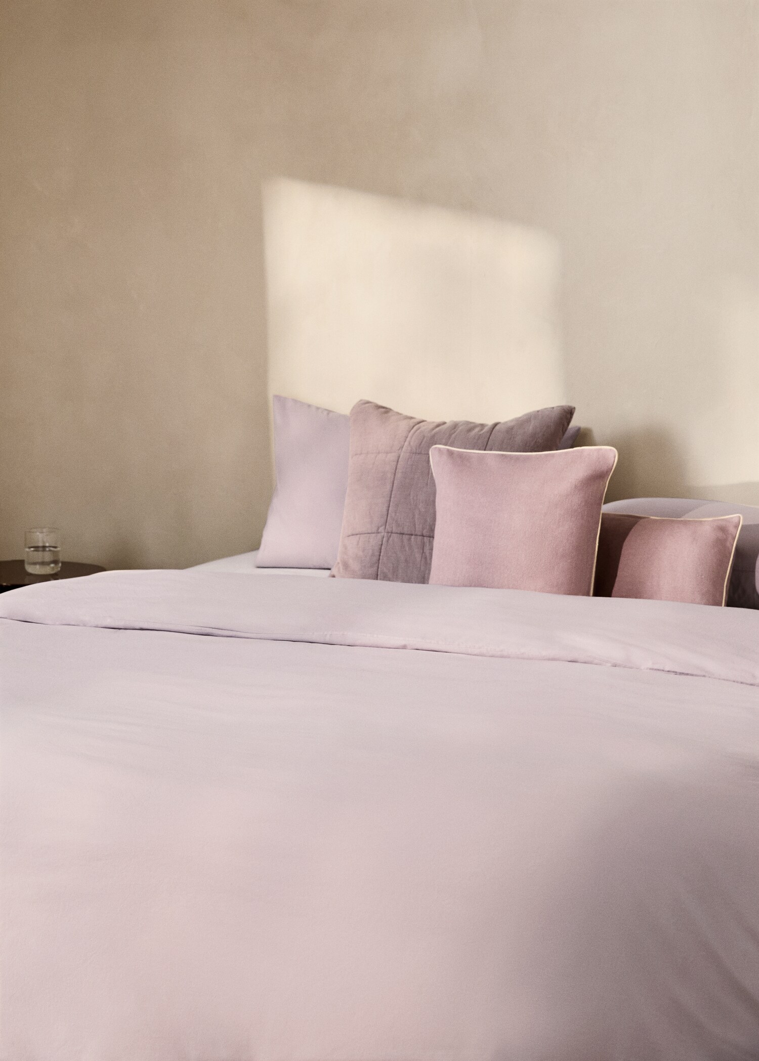 Washed-cotton duvet cover Superking bed - Details of the article 8