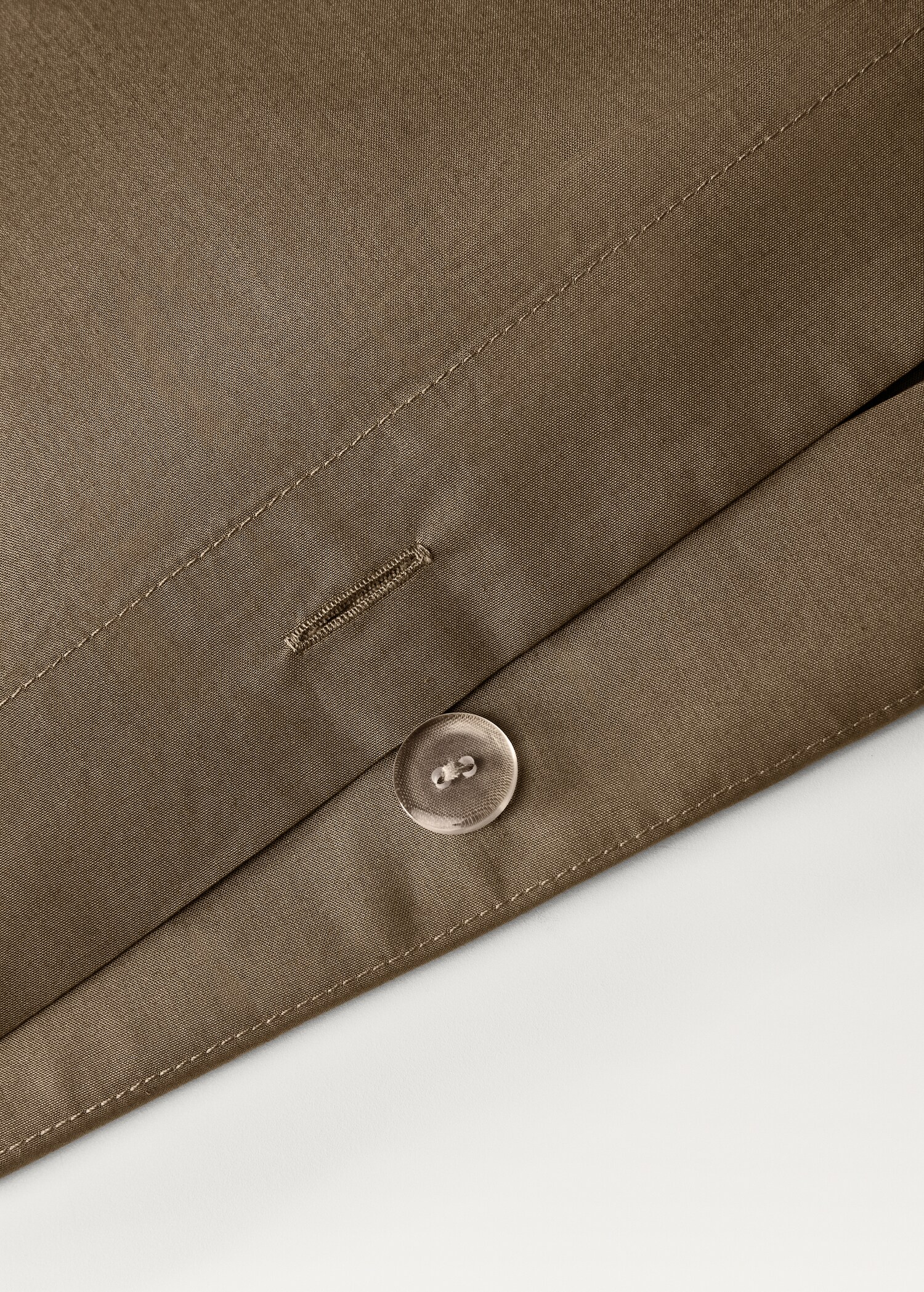 Percale cotton duvet cover Superking bed - Details of the article 1