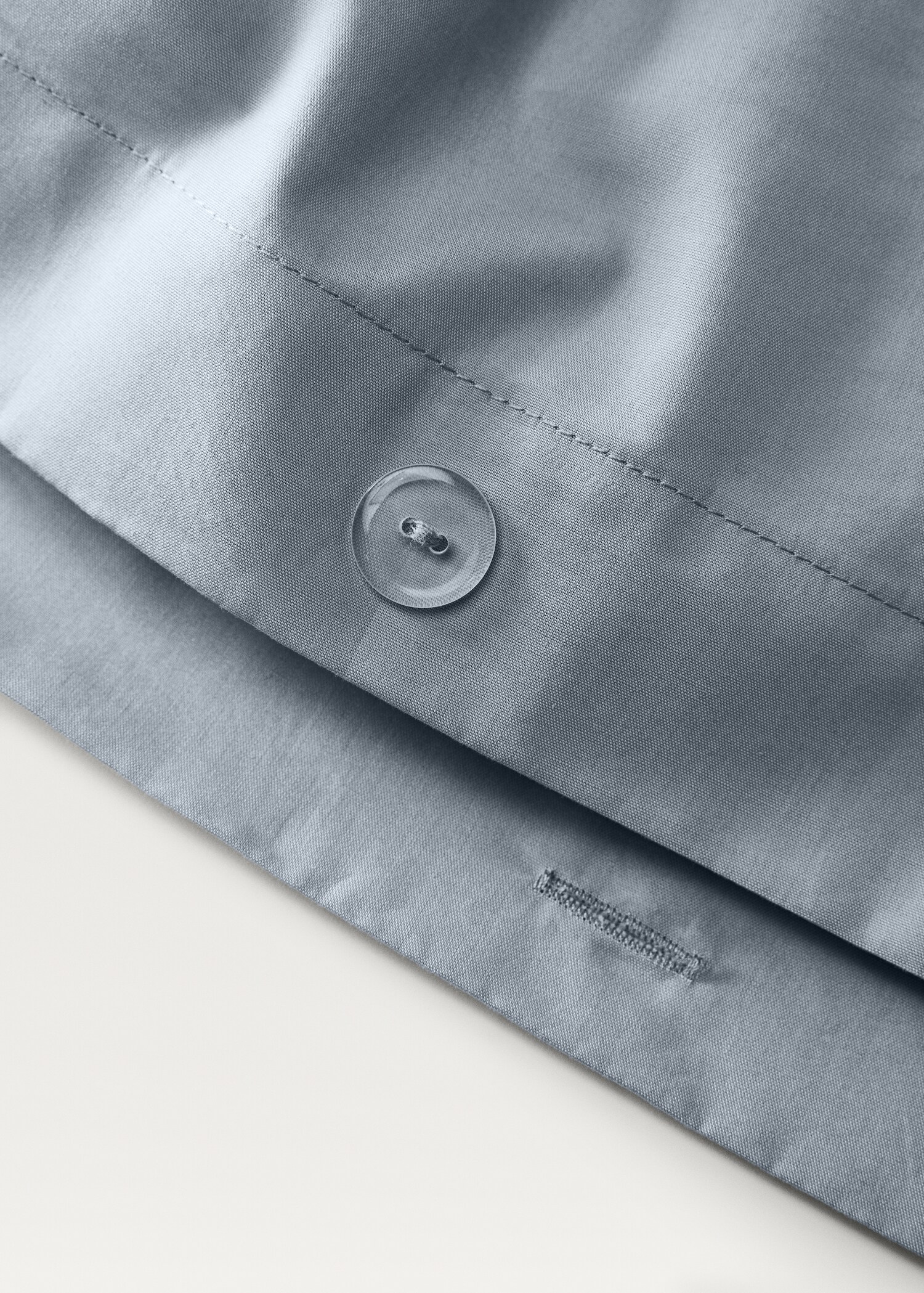 Percale cotton duvet cover Superking bed - Details of the article 1