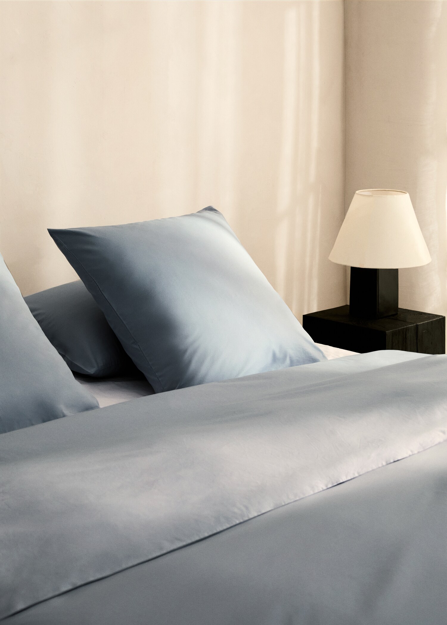 Percale cotton duvet cover Superking bed - Details of the article 7