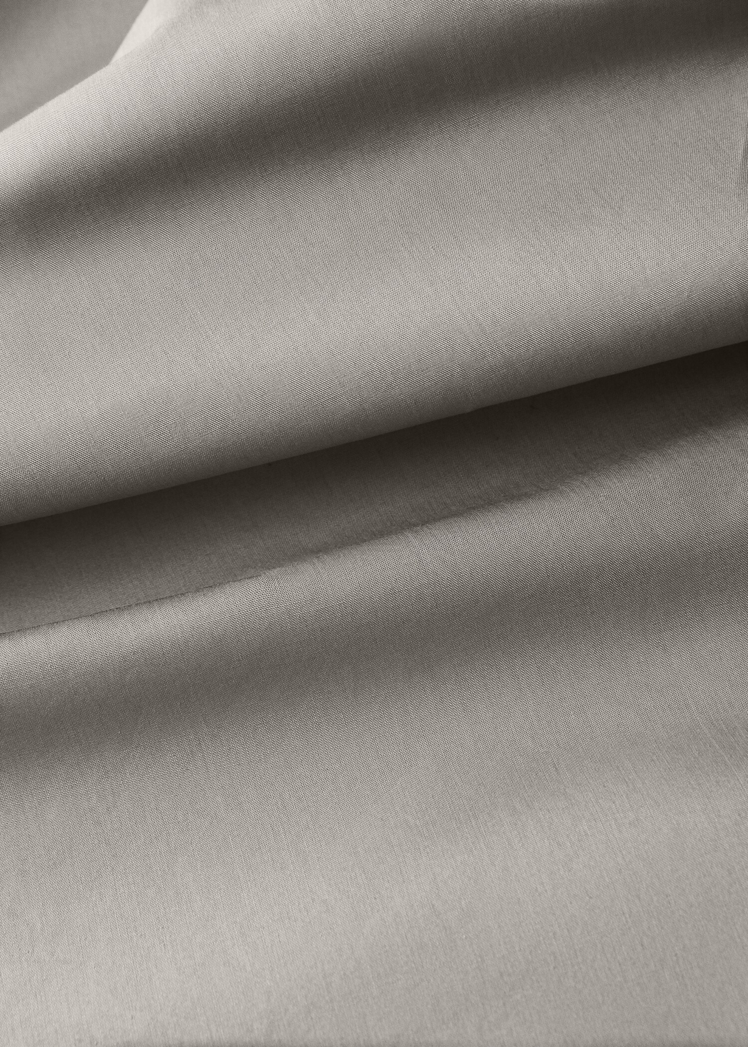 Percale cotton duvet cover Superking bed - Medium plane
