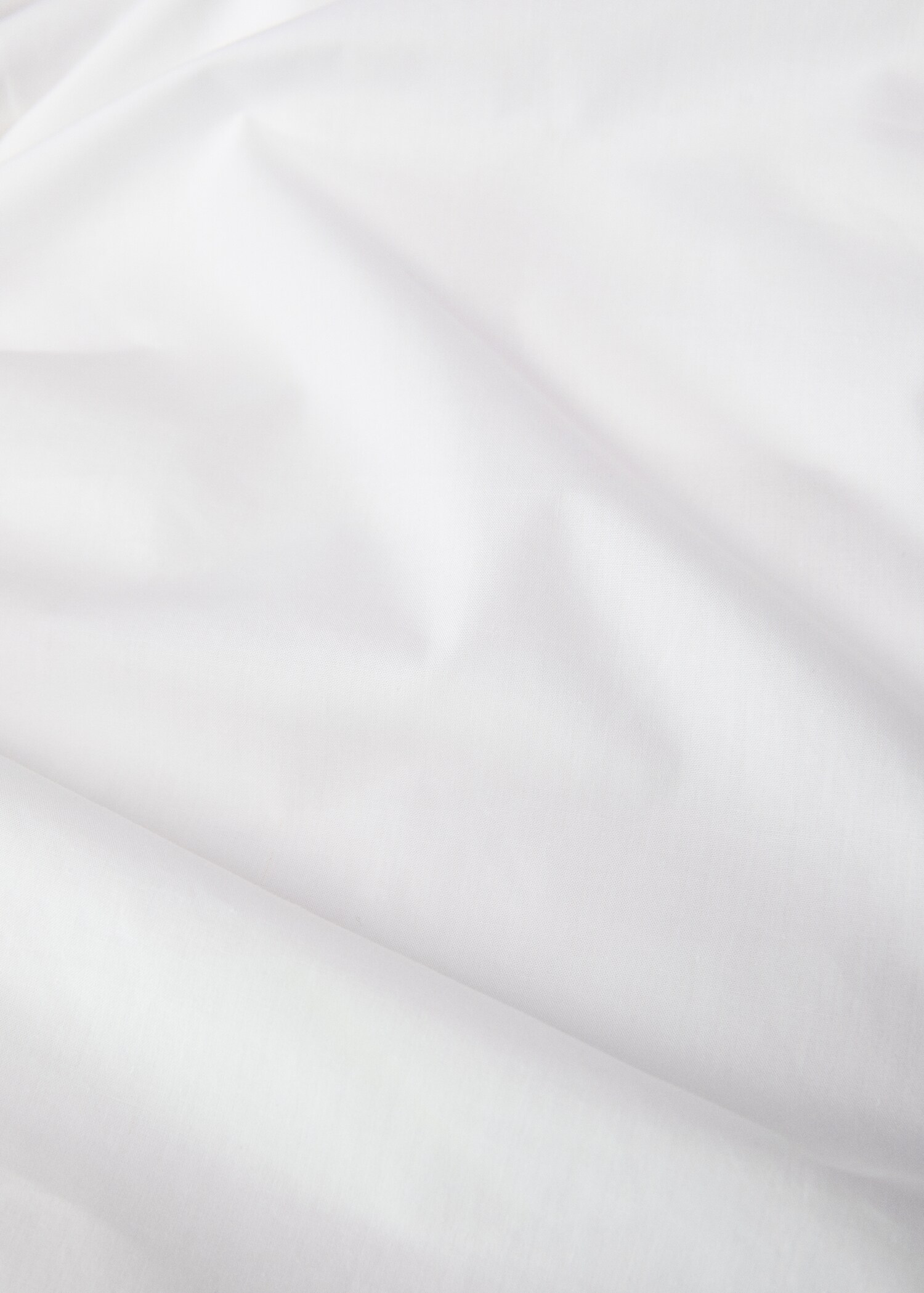 Percale cotton duvet cover with overlock Queen bed - Details of the article 2