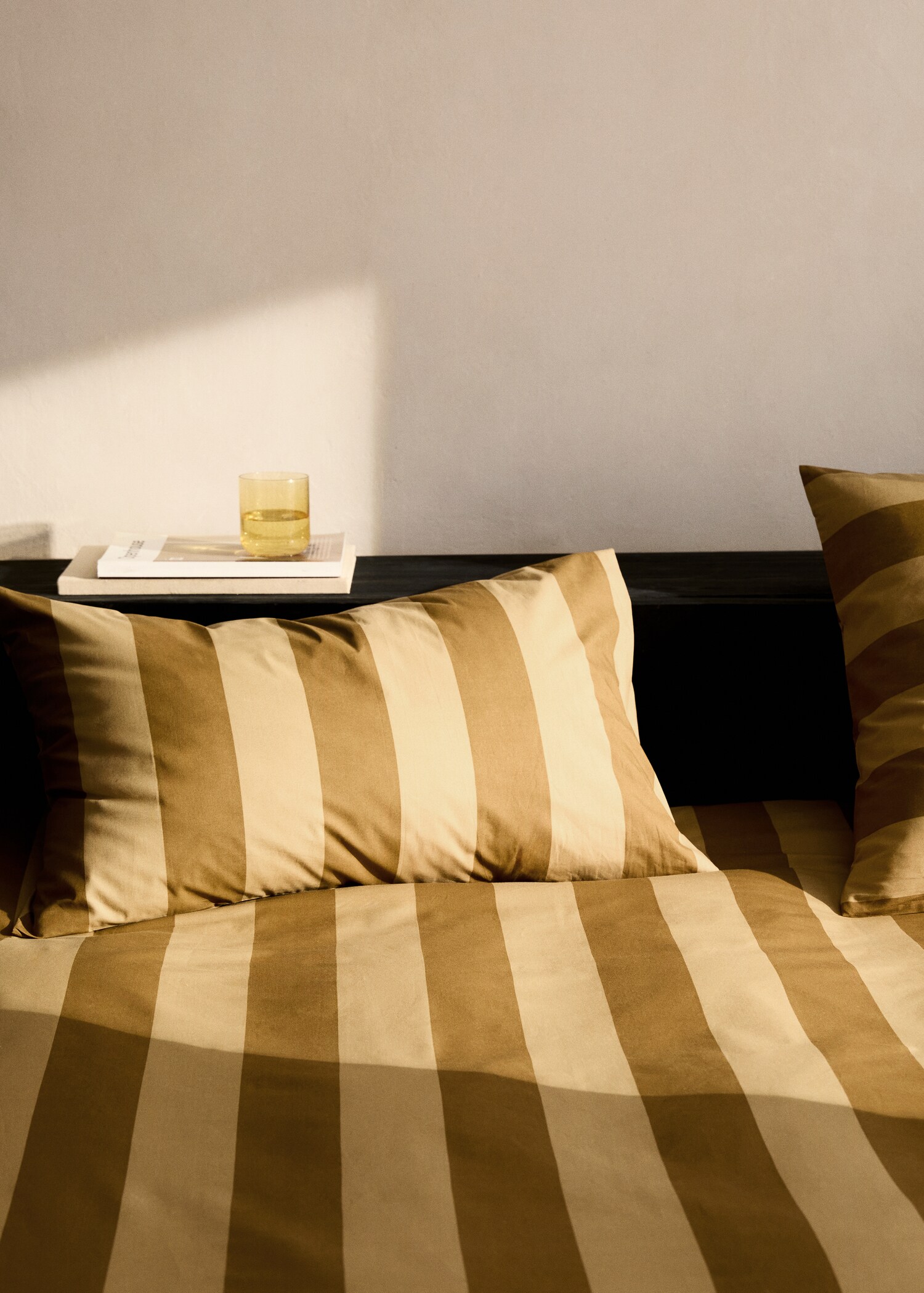 Gestreept dekbedovertrek van percal katoen bed 150/160 cm - Detail van het artikel 7