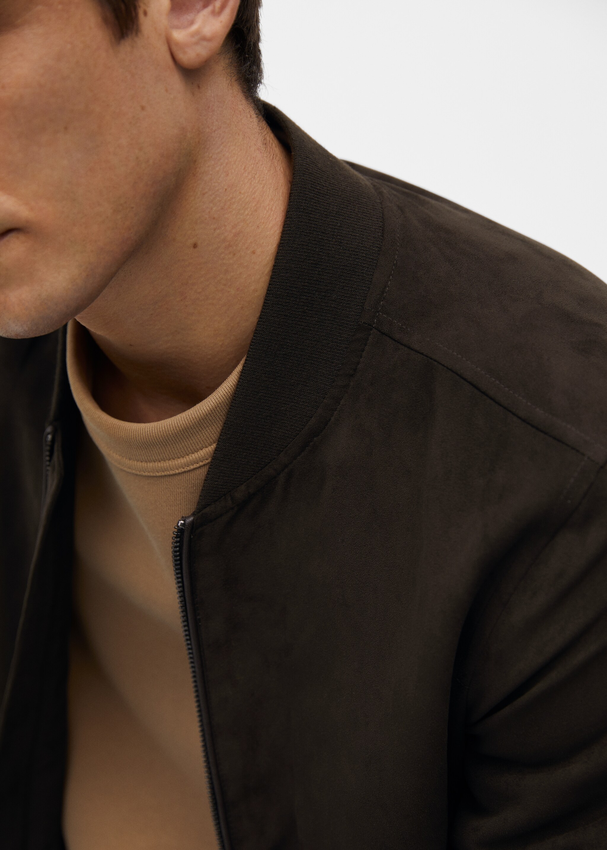 Bomber imitace semiše - Detail zboží 2
