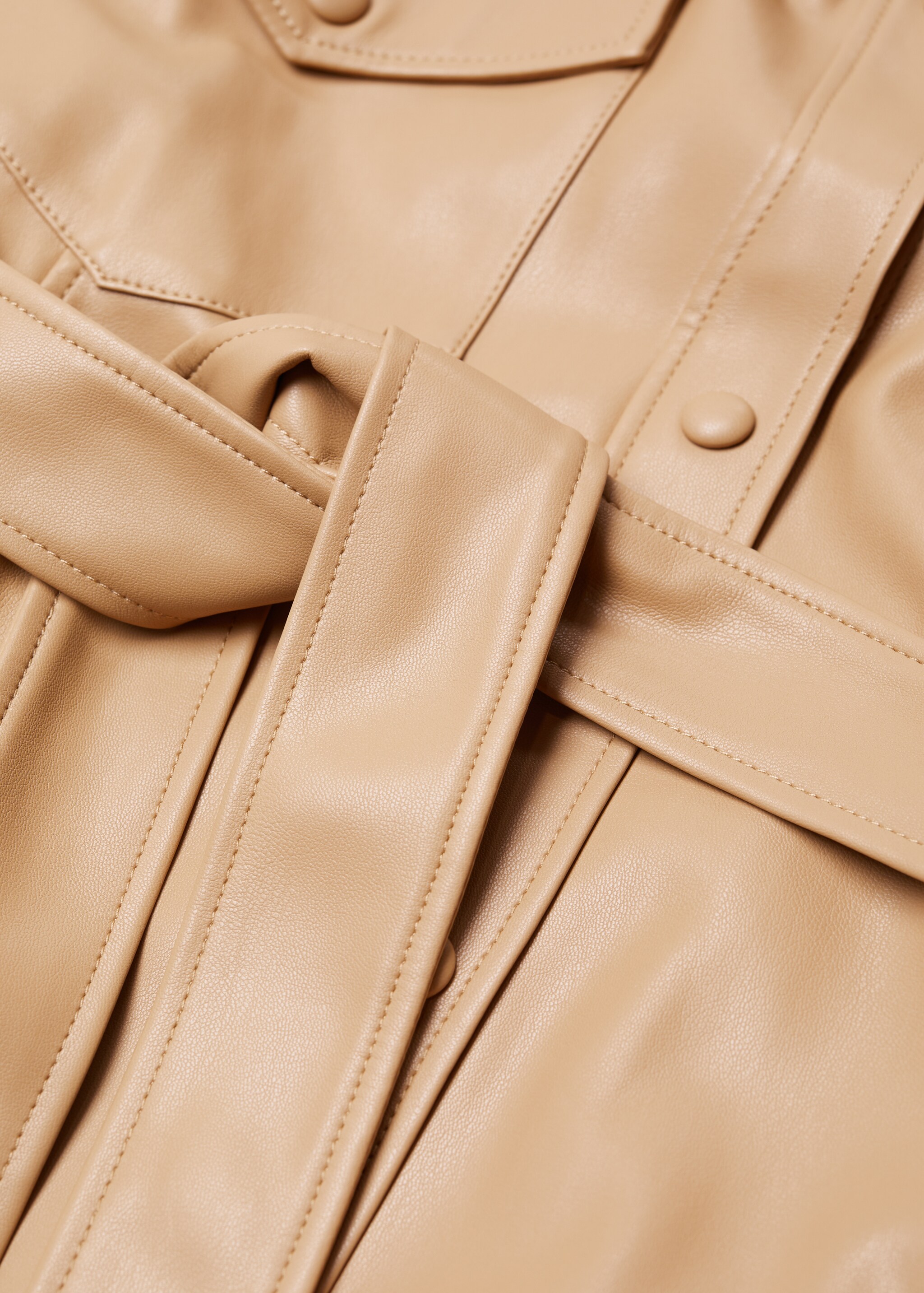 Sobrecamisa efecto piel cinturón - Detalle del artículo 8