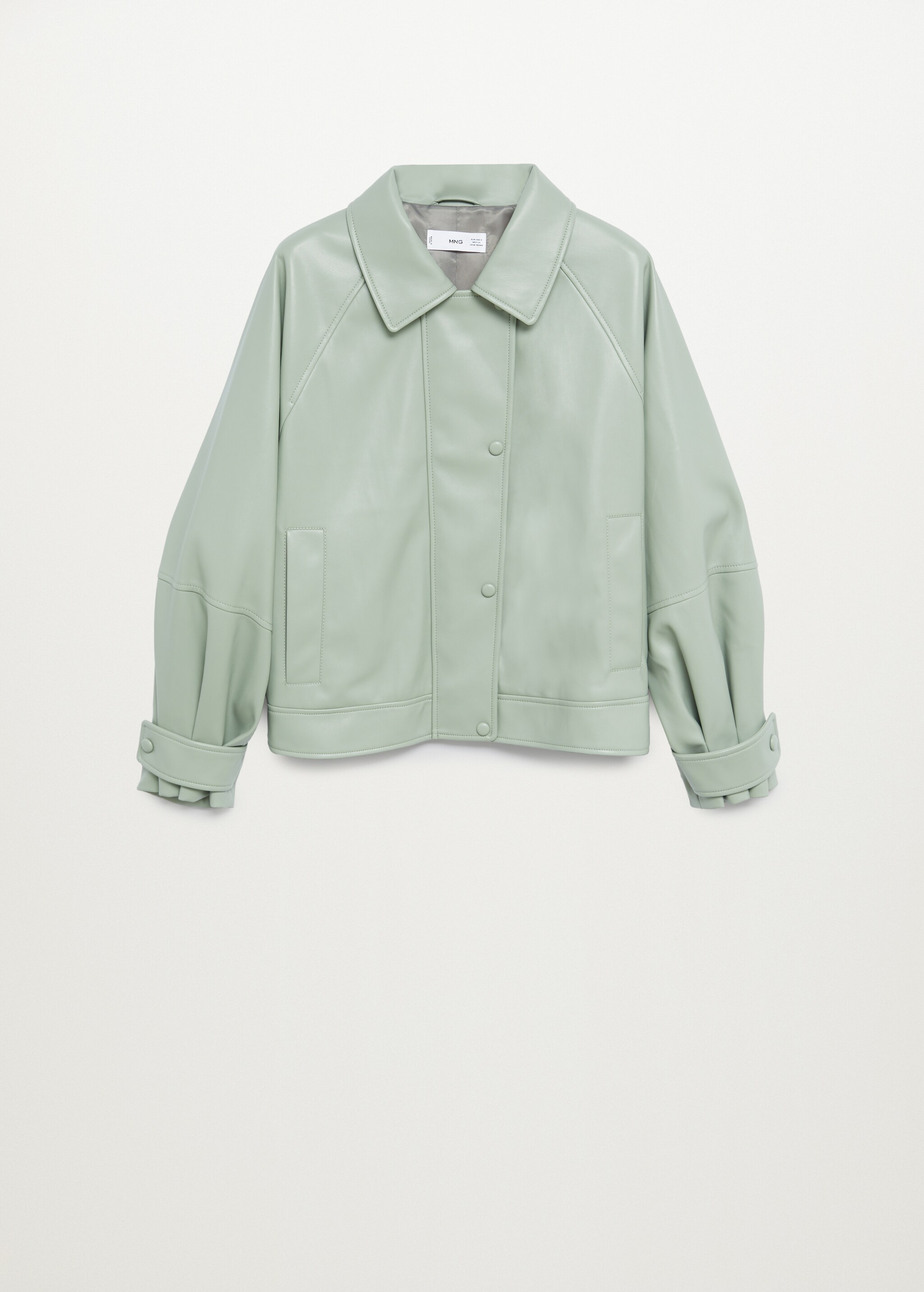 Chaqueta efecto piel abullonada - Artículo sin modelo