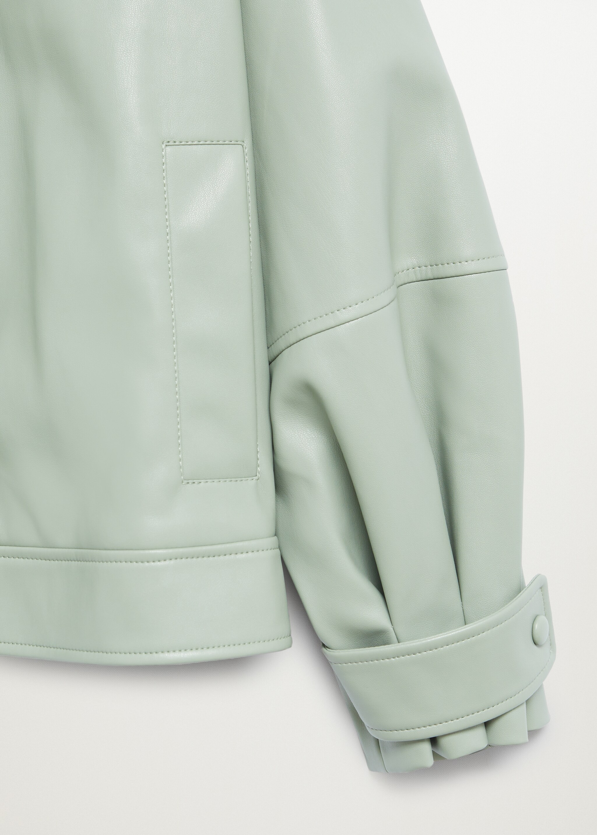Chaqueta efecto piel abullonada - Detalle del artículo 8