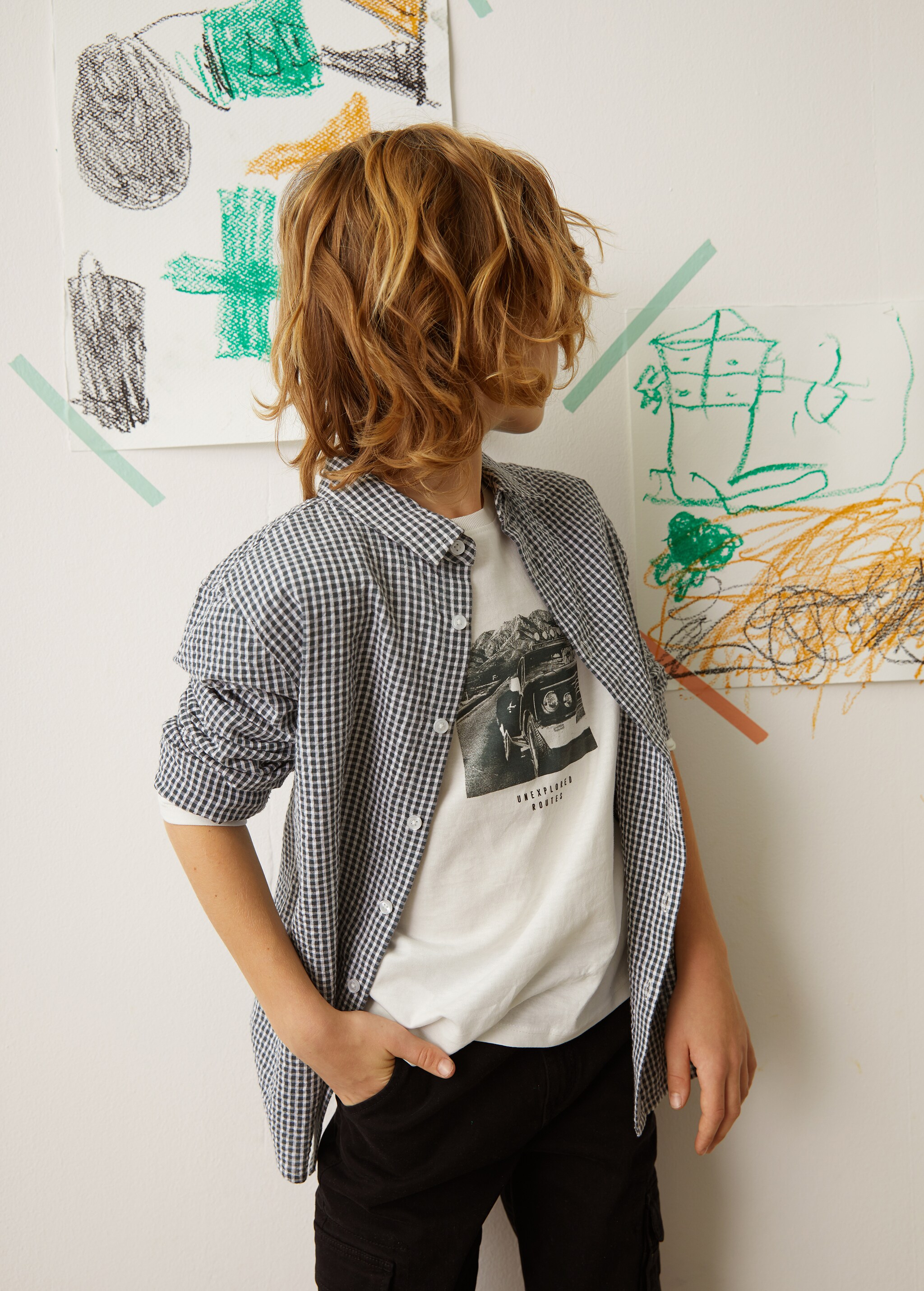 Camiseta manga larga estampada - Detalle del artículo 6