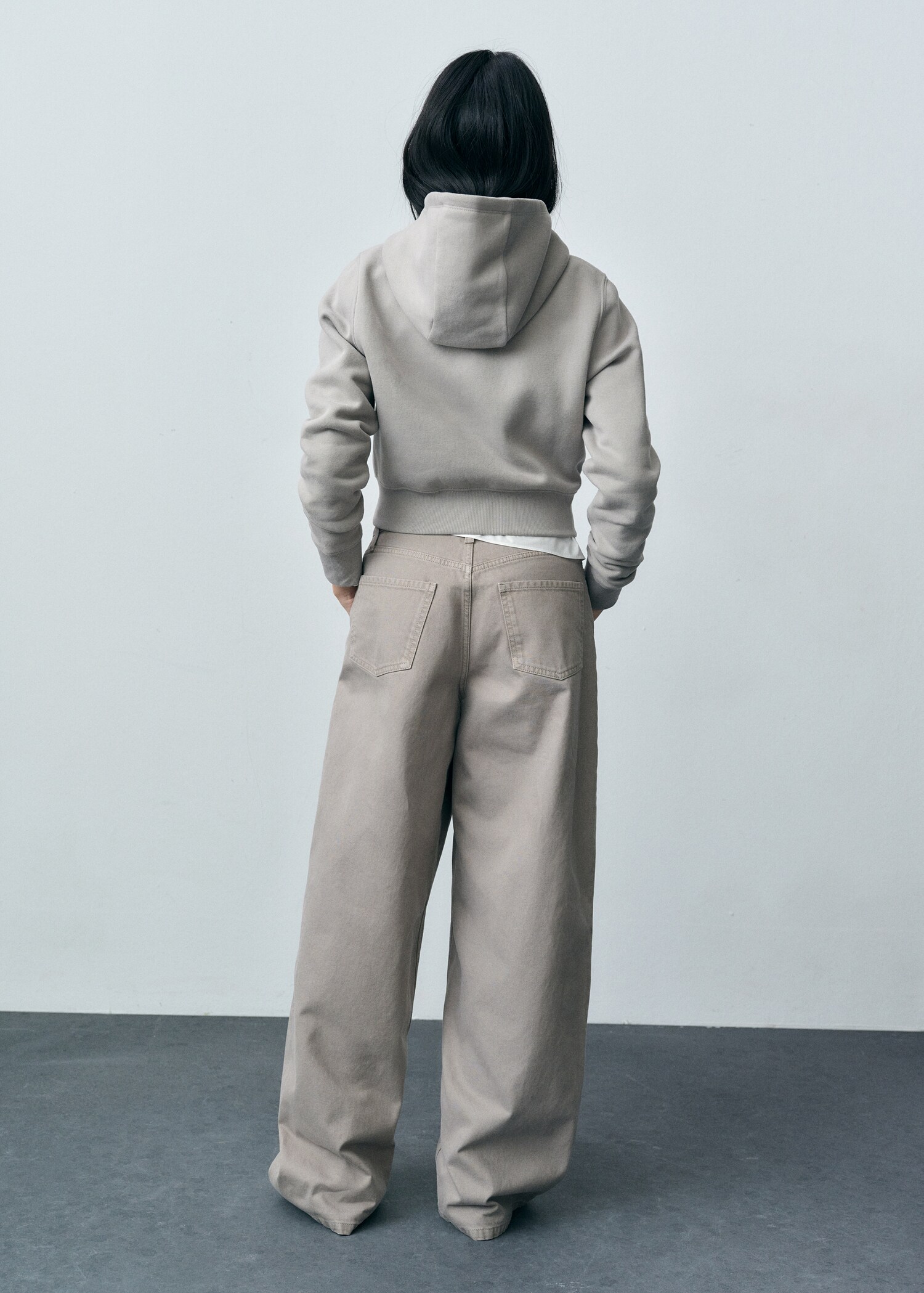 Jean wideleg zippé - Verso de l’article